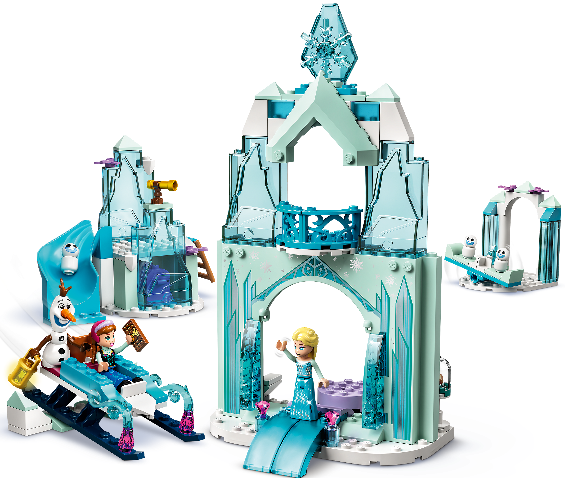 levering vidne pustes op Anna og Elsas Frost-vinterland 43194 | Disney™ | Officiel LEGO® Shop DK