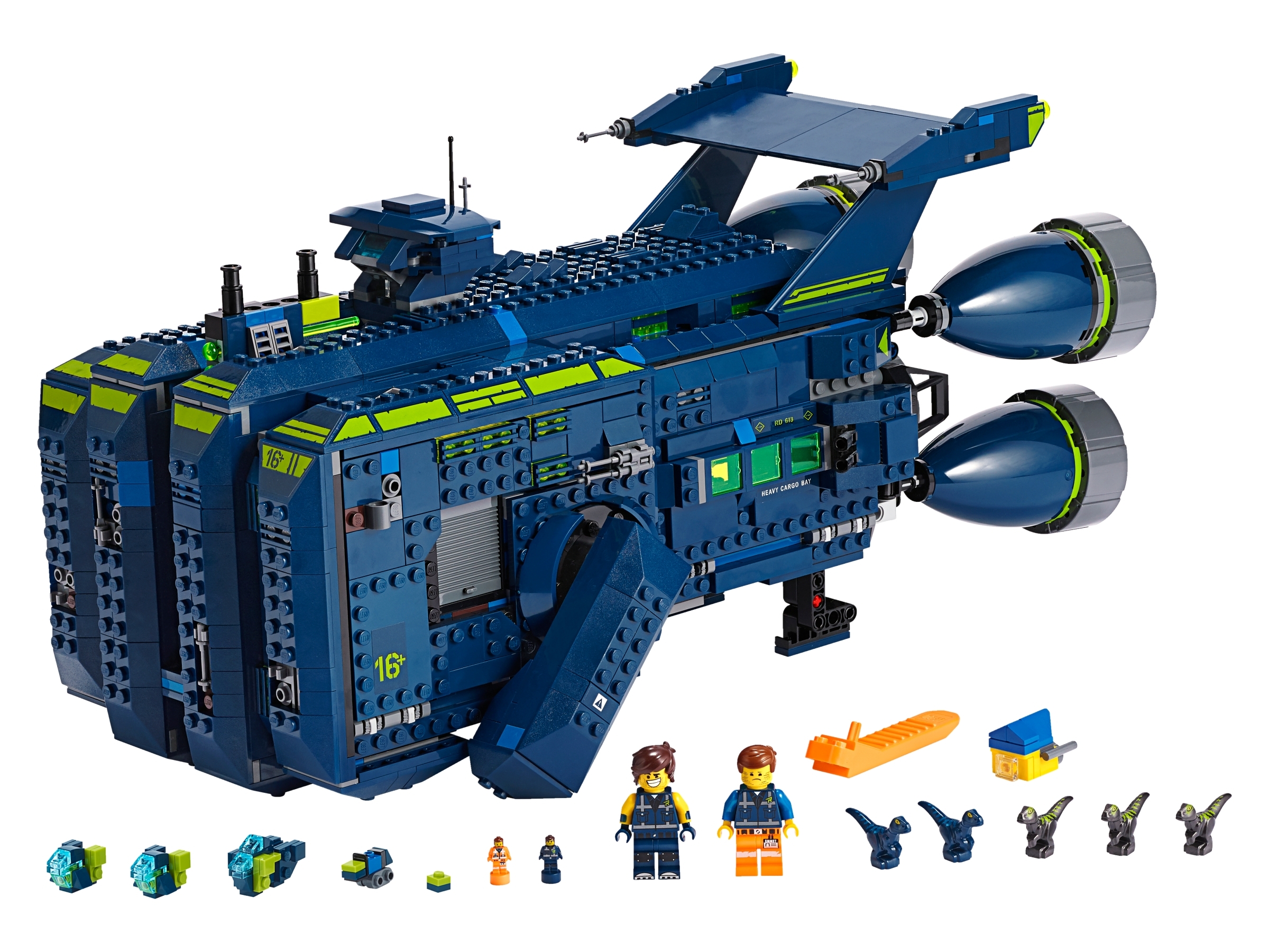the lego movie 2 rexcelsior ship