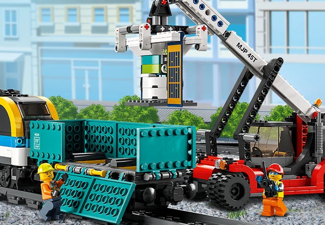 MOC] Coaches for the Lego Cargo Train Locomotive (Set 60336) : r/lego