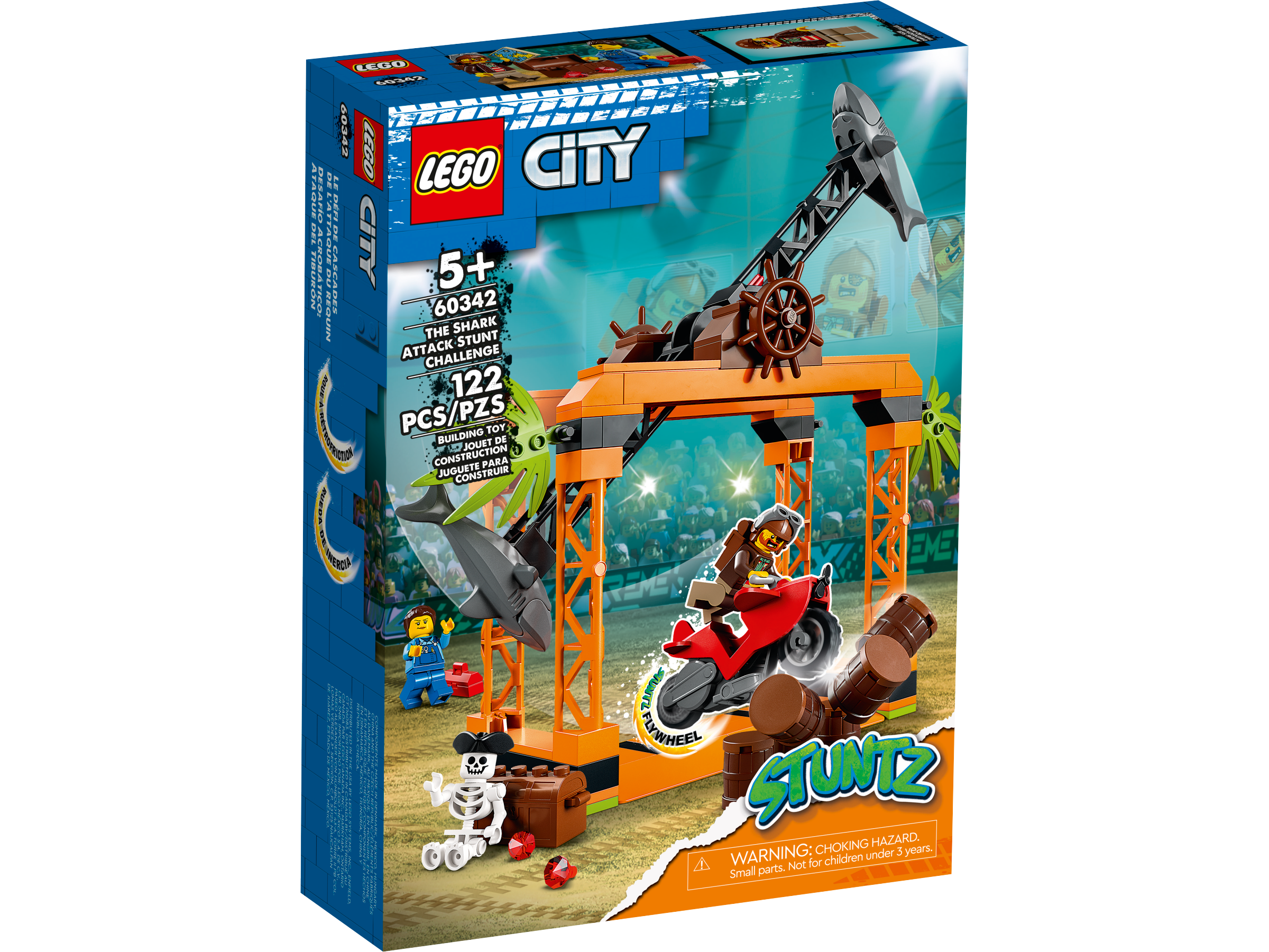 The Shark Attack Stunt Challenge 60342 | City | Buy online at the Official  LEGO® Shop US