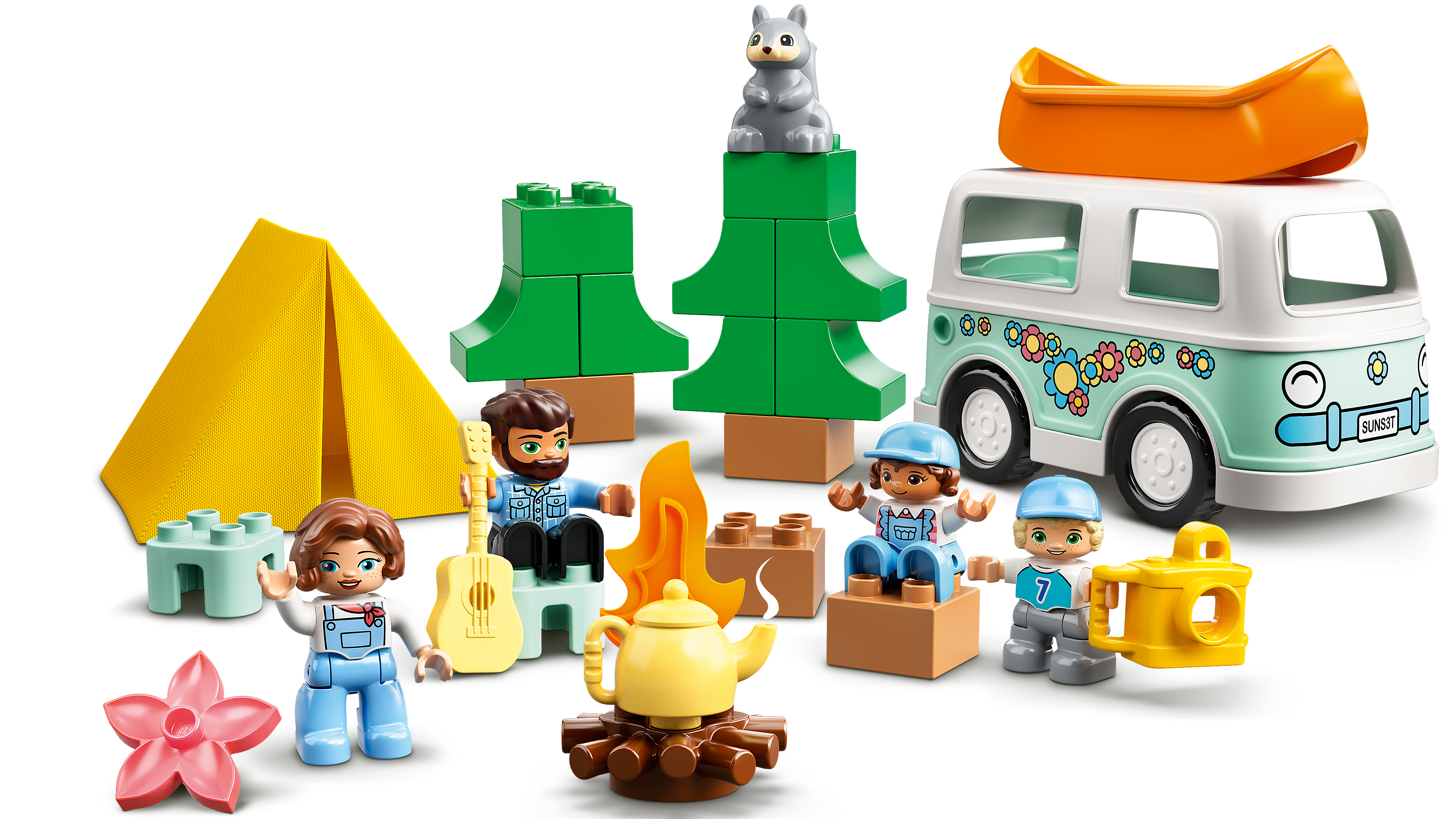 lever Correct Naar de waarheid Family Camping Van Adventure 10946 | DUPLO® | Buy online at the Official  LEGO® Shop US
