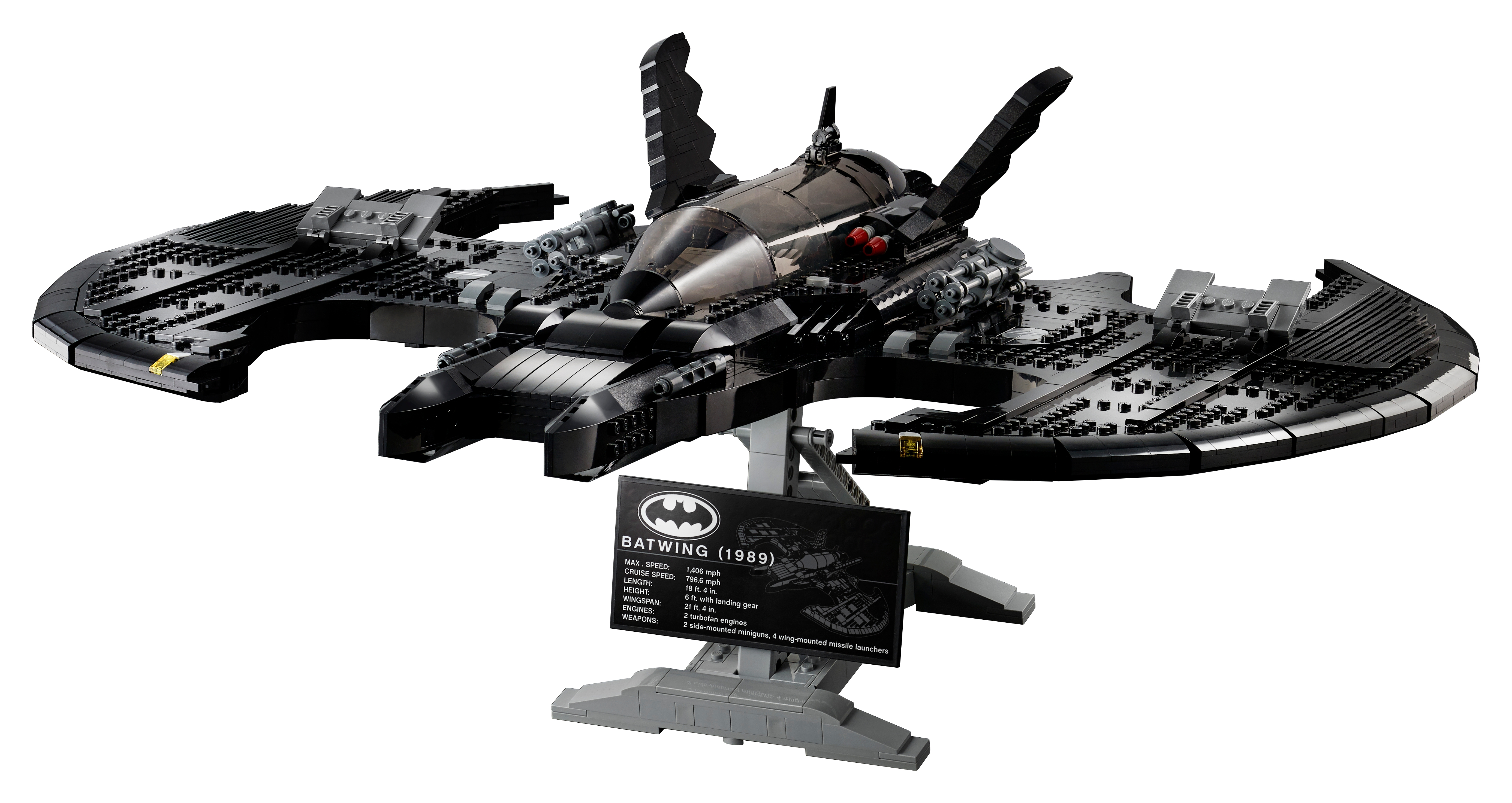 LEGO DC Batman 1989 Batwing 76161 Displayable Model with a Buildable  Vehicle and Collectible Figures: Batman, The Joker – Mime Version and  Lawrence