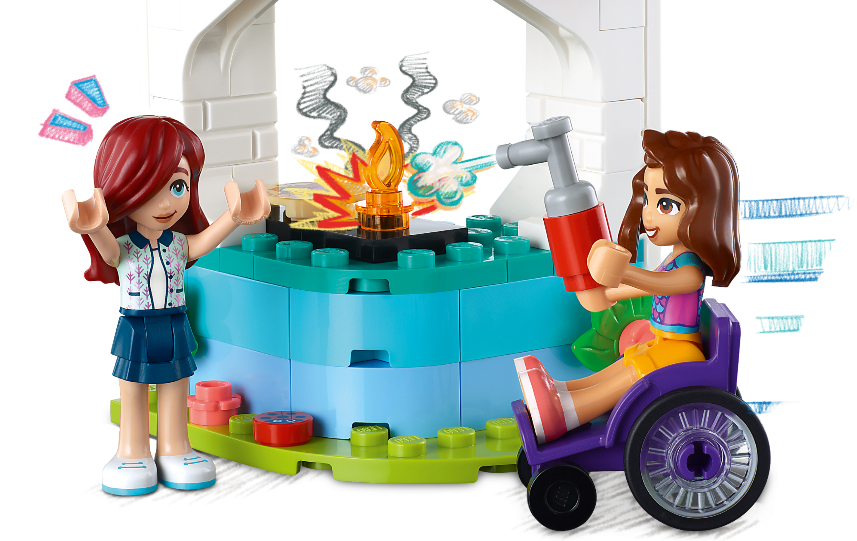 LEGO 41753 Friends La Crêperie, Jouet Créatif pour Filles et
