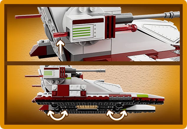  LEGO Star Wars - Republic Fighter Tank : Toys & Games