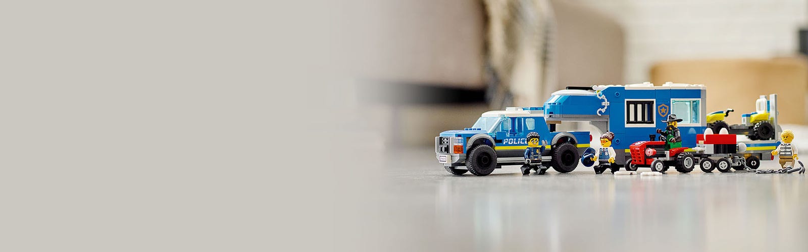 Lego®city 60315 - le camion de commandement mobile de la police