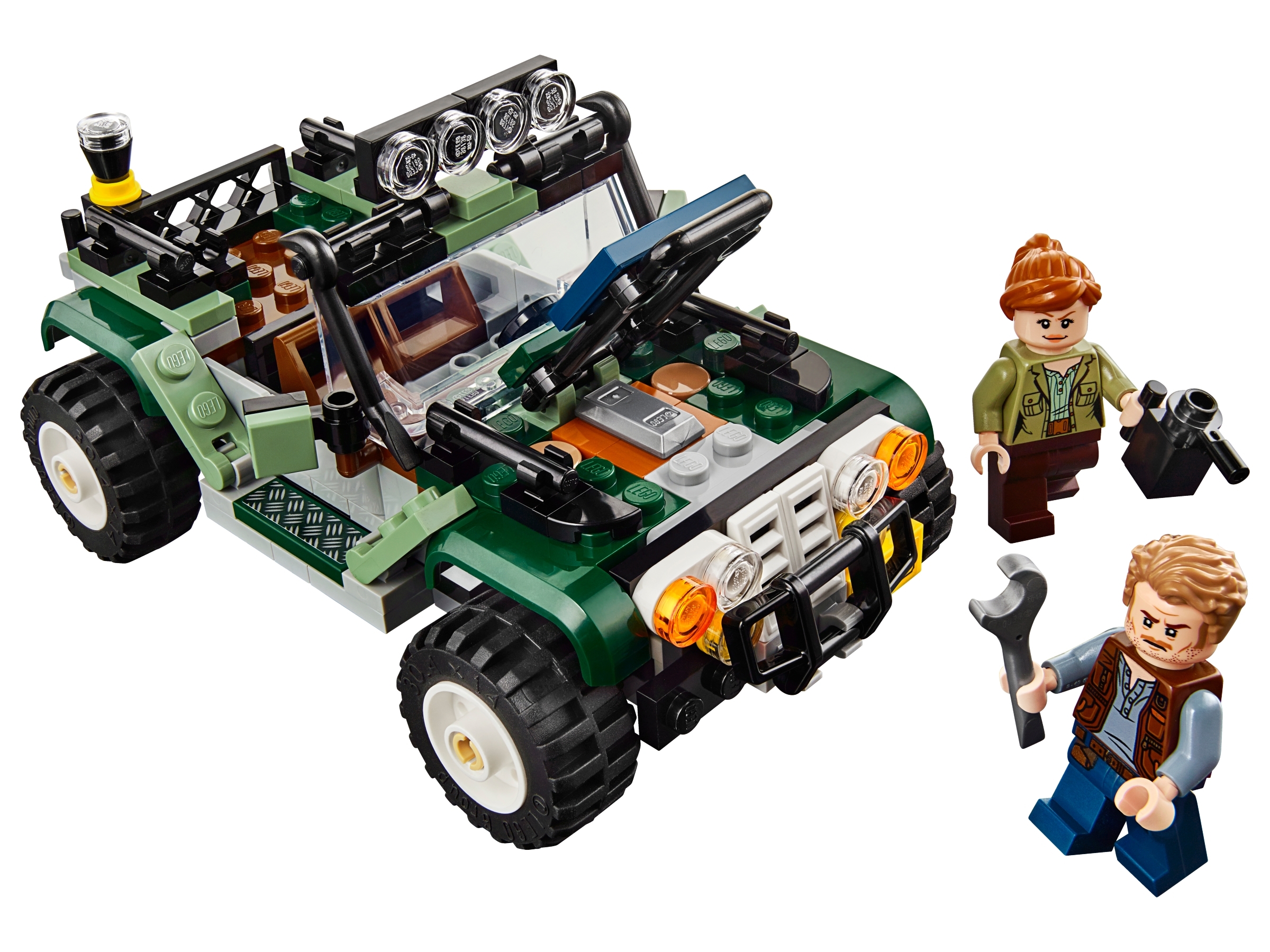 LEGO Jurassic World Baryonyx Face-Off: The Treasure Hunt 75935 Dinosaur  Truck Toy 