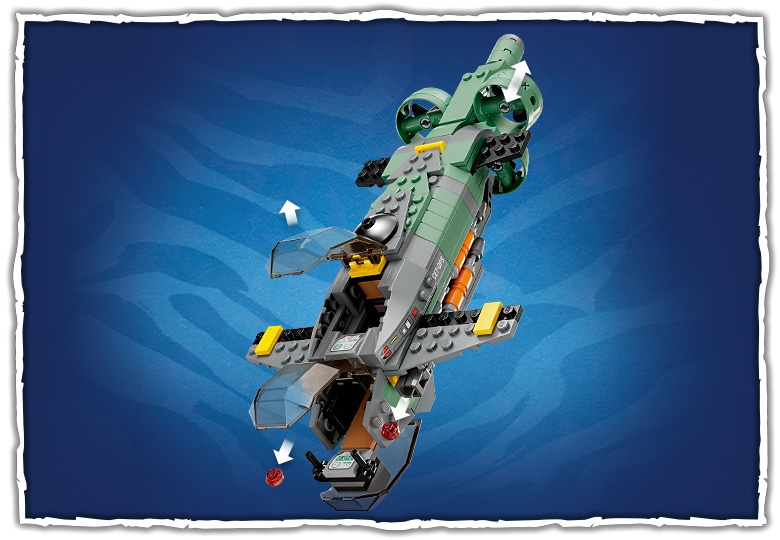 LEGO Avatar: The Way of Water Mako Submarine 75577 popular Building