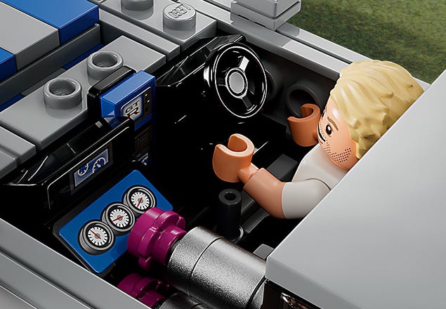 LEGO Speed Champions 2 Fast 2 Furious Nissan Skyline GT-R (R34), kit de  construcción de modelos de autos de carreras, coleccionable con minifigura