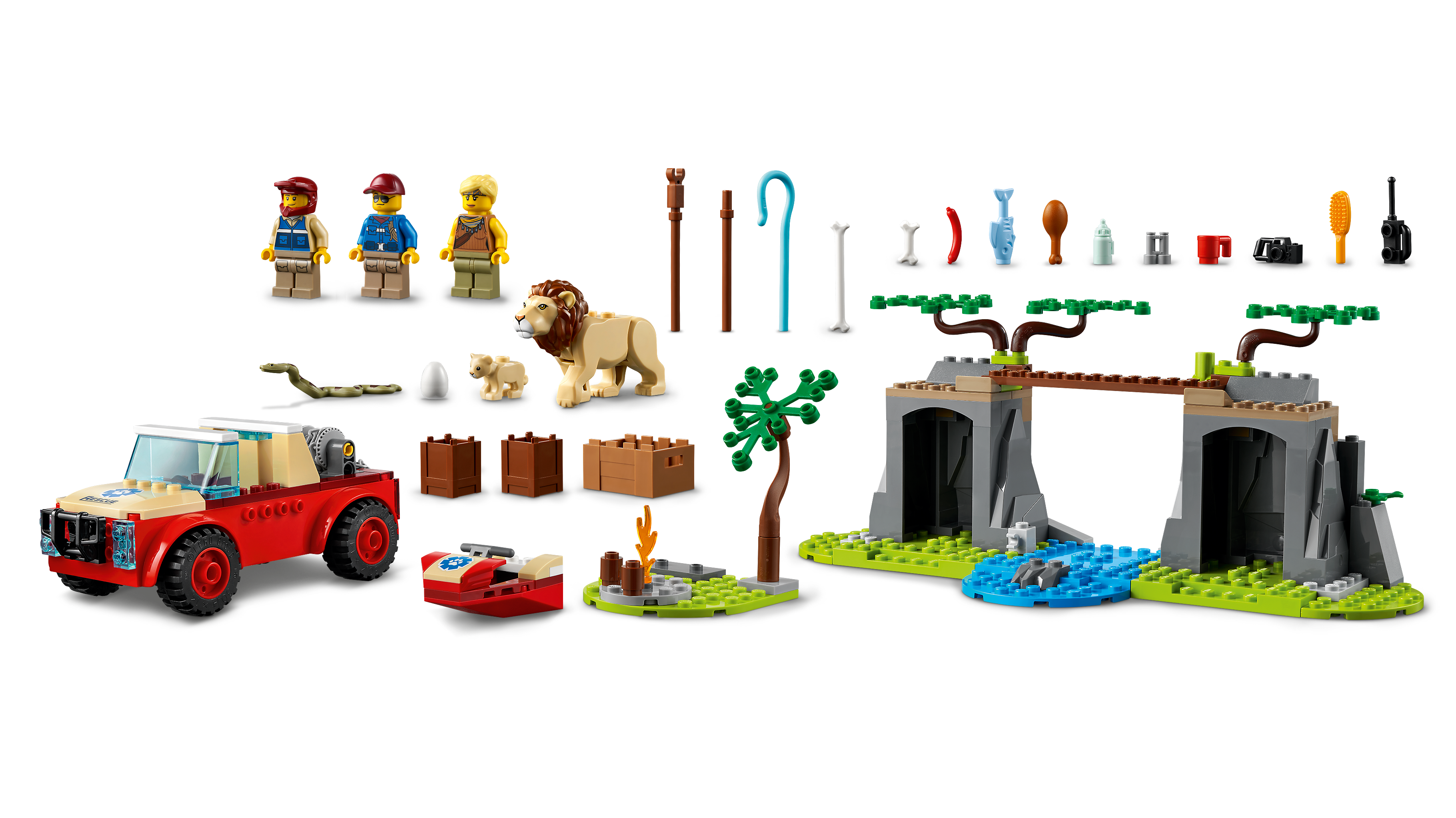 Tierrettungs-Geländewagen 60301 | City DE LEGO® Offizieller | Shop