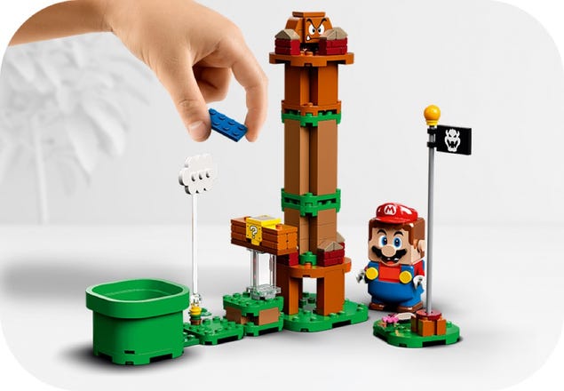 LEGO 71360 - Super Mario pack de démarrage les aventures de Mario - Jouet  interactif - Jeu de Construction incluant la Figurine