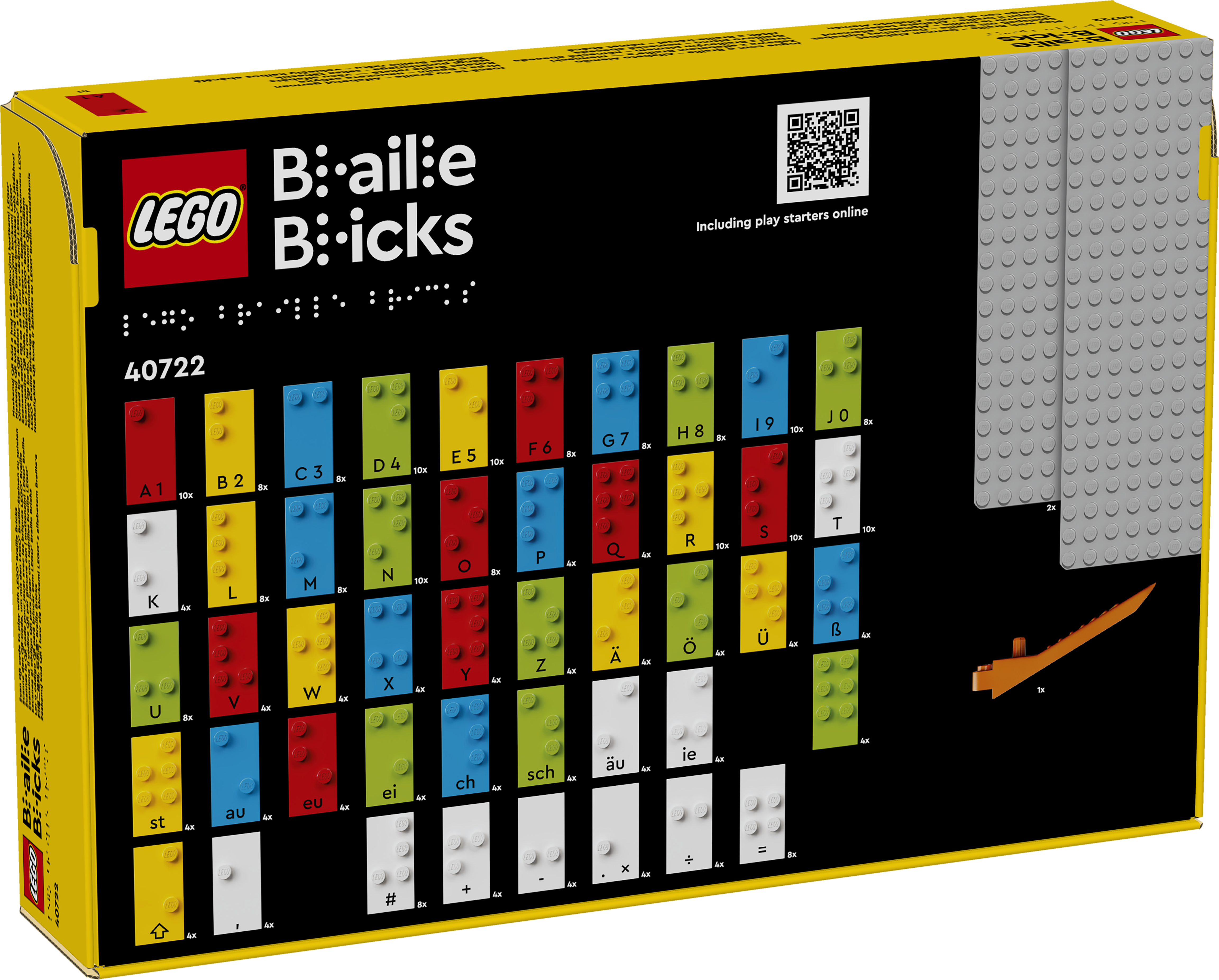 Lego braille sales