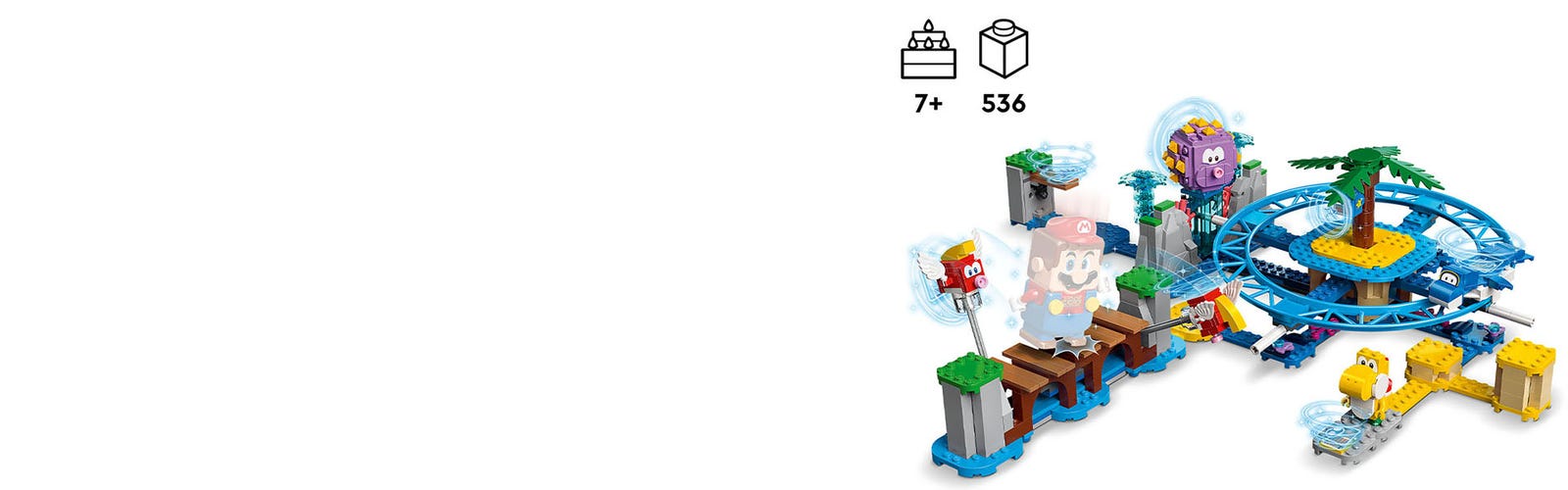 LEGO® 71400 Super Mario Set d'Extension La Plage Du Maxi-Oursin, avec  Figurines Yoshi, Dauphin, Jouet Enfants +7 Ans sur marjanemall aux  meilleurs prix au Maroc