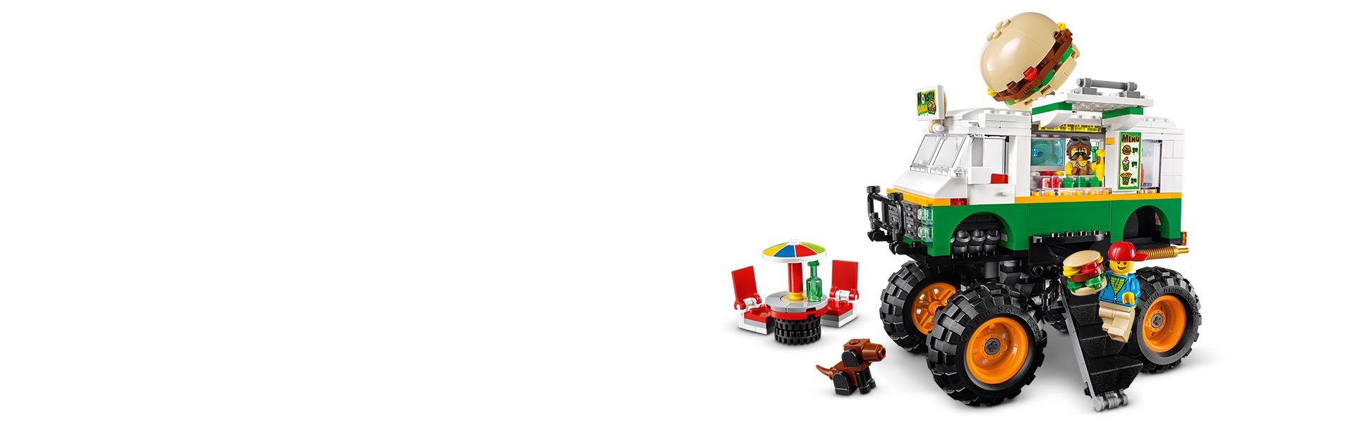 Monster Burger Truck 31104 Creator 3 in 1 Buy online at the Official LEGO Shop CA