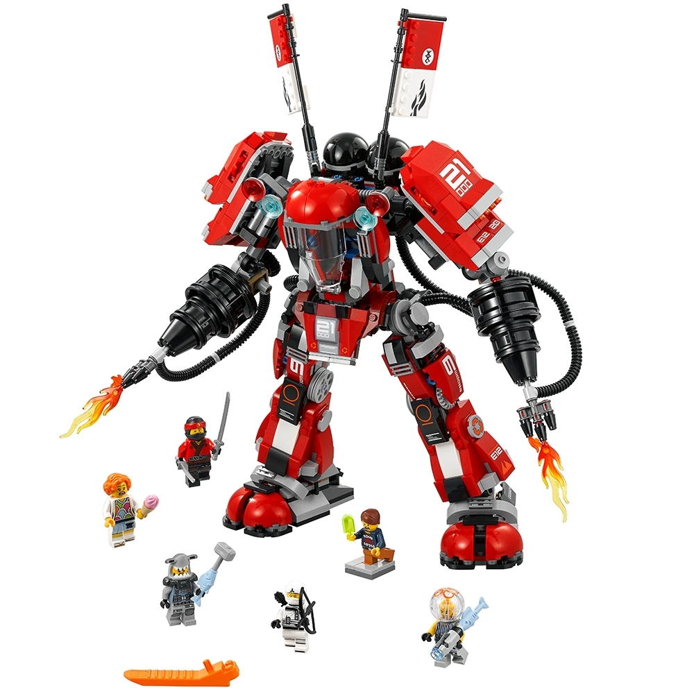 lego ninjago robot rouge