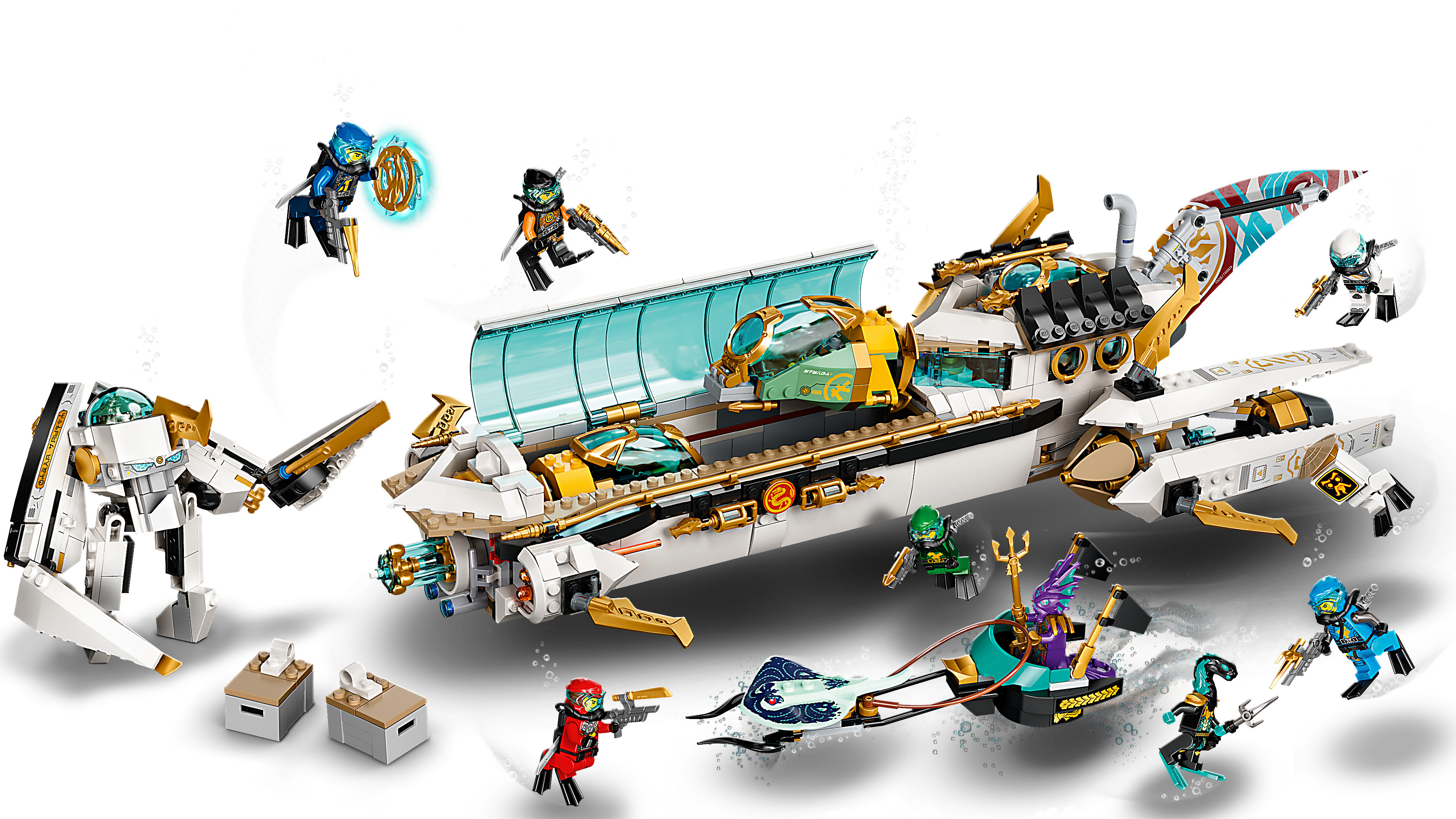 Hydro Bounty 71756 | NINJAGO® | Buy online at the Official LEGO