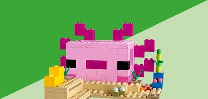 Lego Lunch Box Brick 8 pink - Meaningful Presents