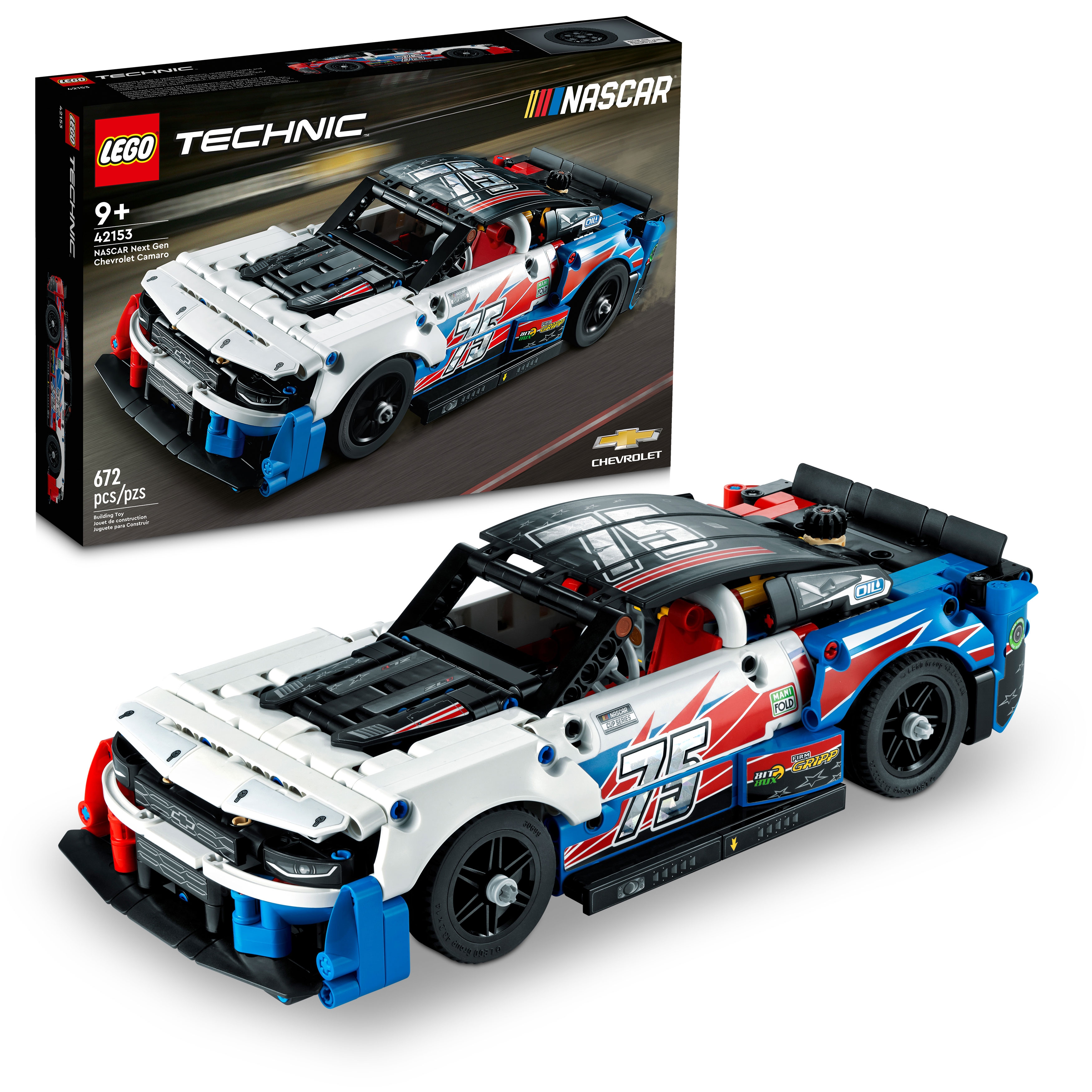 NASCAR® Next Gen Chevrolet Camaro ZL1 42153 | Technic | Oficial LEGO® Shop  ES