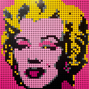 lego art warhol