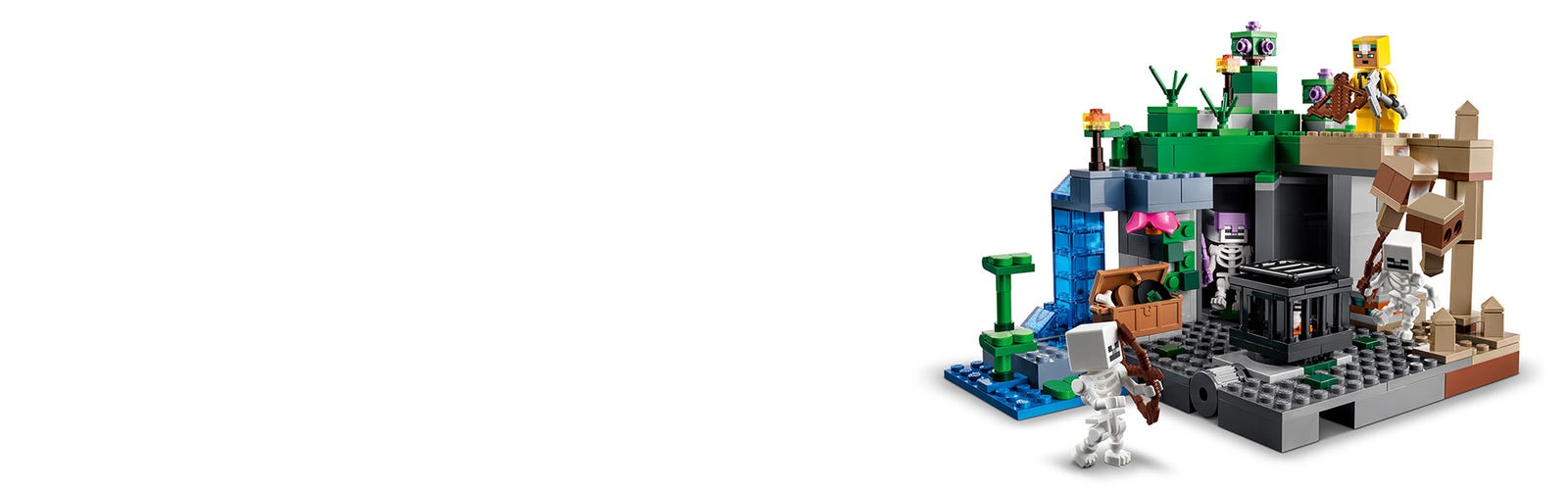 LEGO Minecraft Le donjon du squelette 21189 Ensemble de construction (364  pièces) Comprend 364 pièces, 8+ ans 
