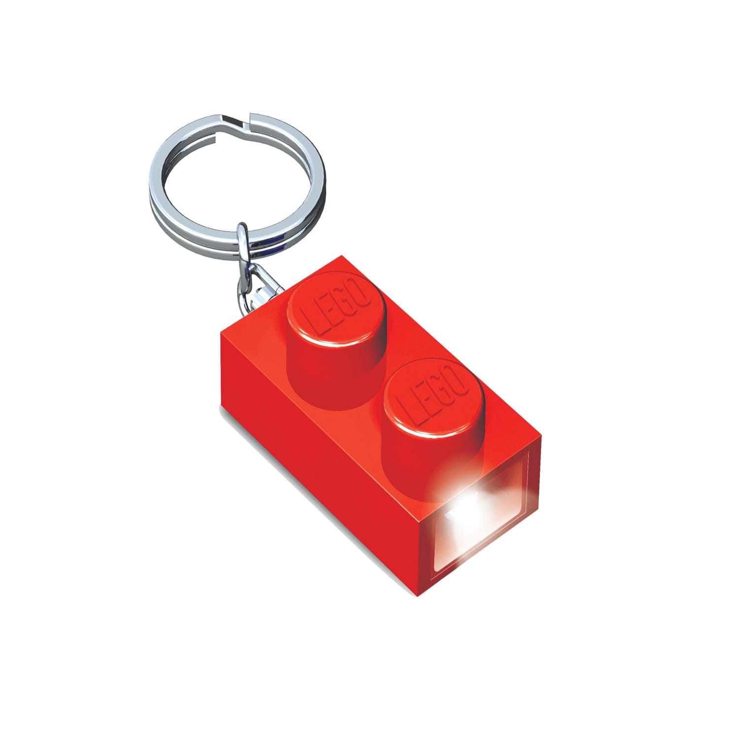 Llavero de ladrillo LEGO® rojo