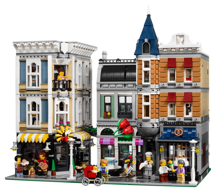 All the LEGO Modular Buildings Ever Made - Brick Land
