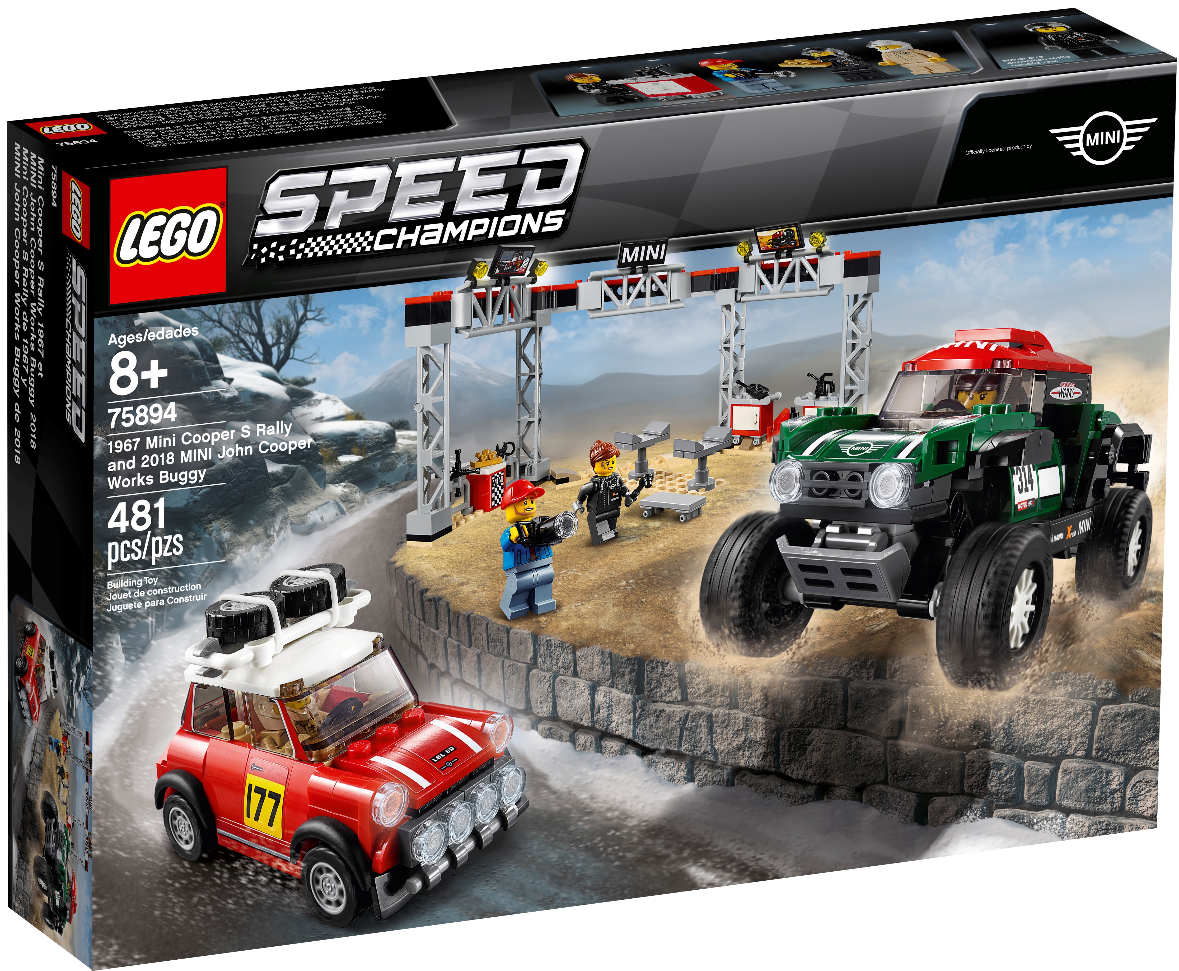 lego mini cooper speed champions instructions