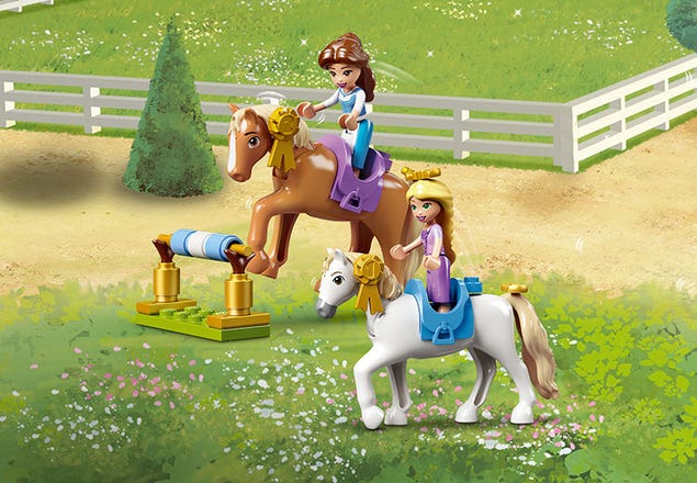 Belle and Rapunzel\'s Royal Stables LEGO® the Buy online Shop | US Official at | Disney™ 43195