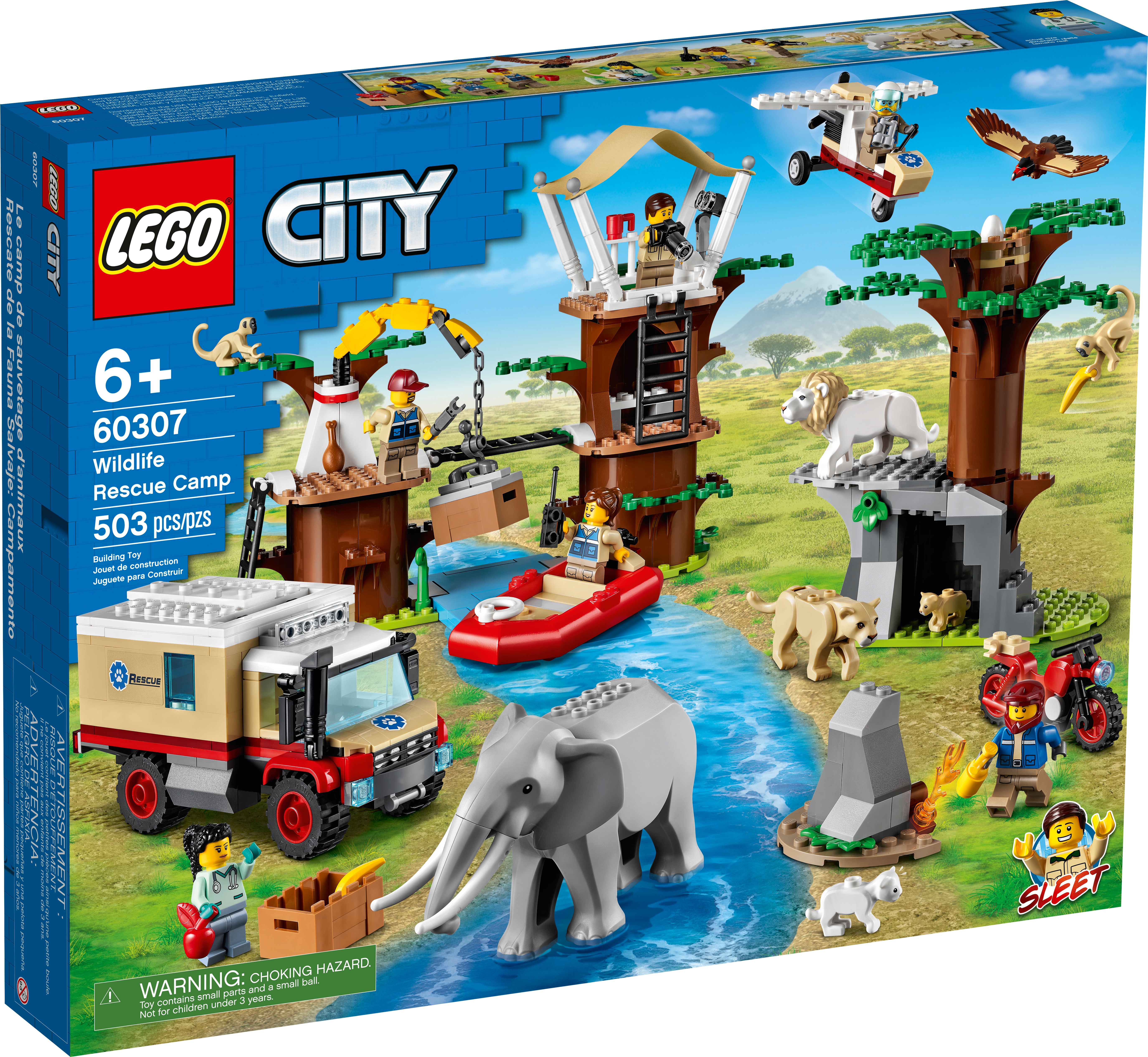 野生动物救援营60307 | 城市| LEGO.com CN