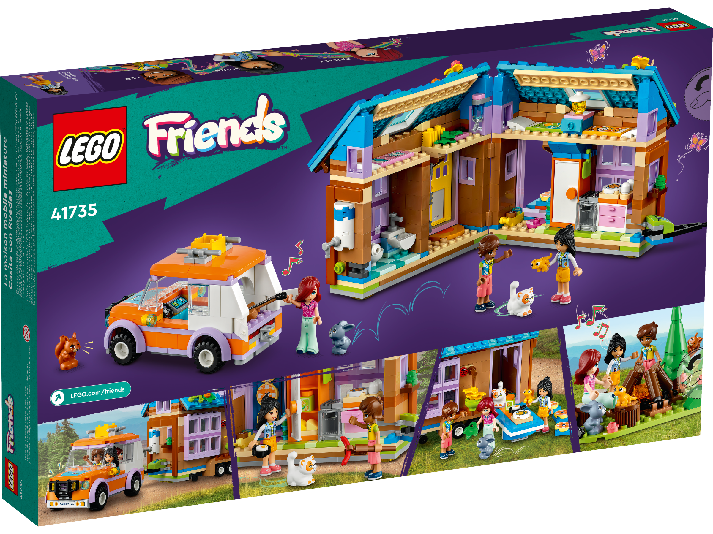 41735 - LEGO® Friends - La Mini Maison Mobile LEGO : King Jouet