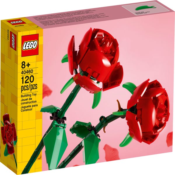 LEGO Flowers & Plants Pack - 100 Pieces - Plant & Flower foliage vegetation  mix