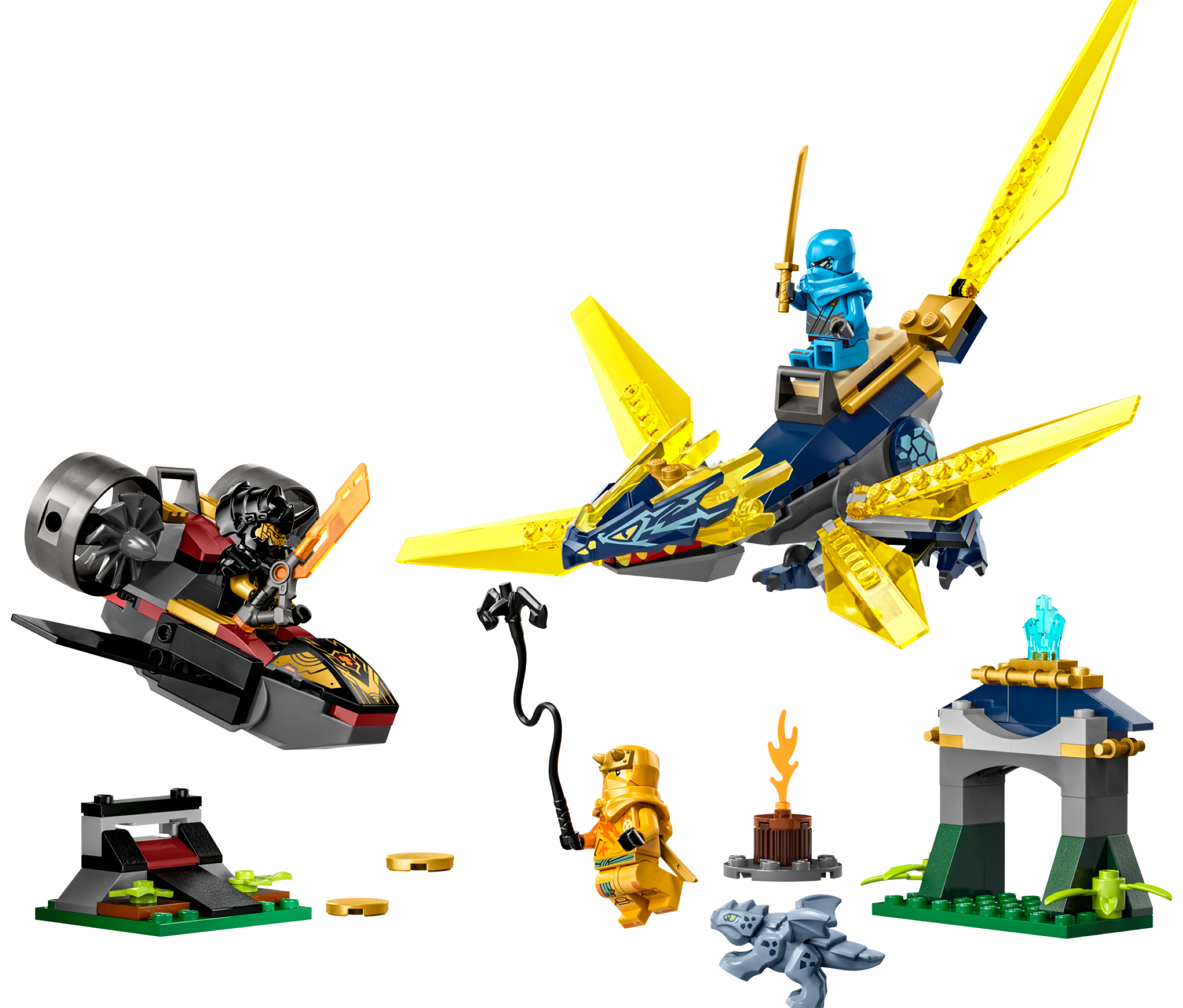 Nya and Arin's Baby Dragon Battle 71798 | NINJAGO® | Buy online at the  Official LEGO® Shop GB