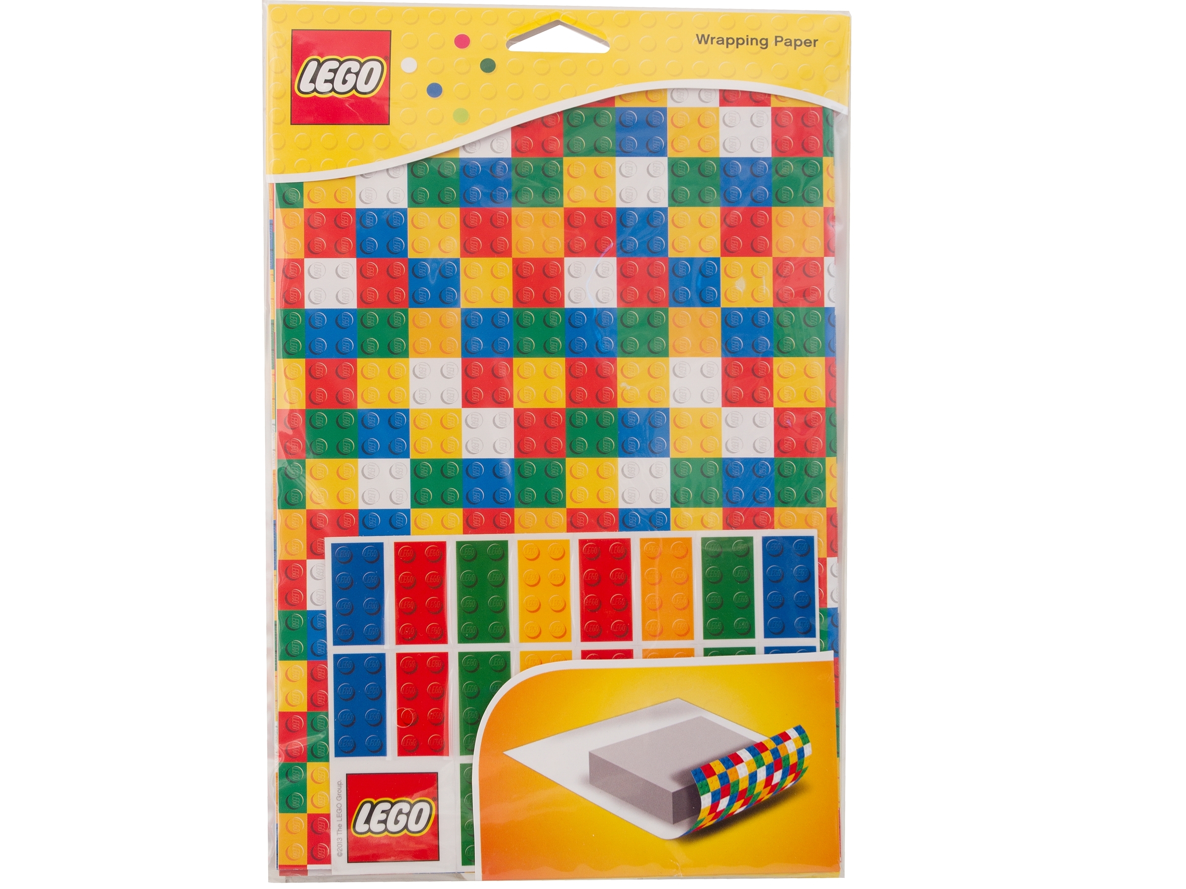free printable lego gift wrap
