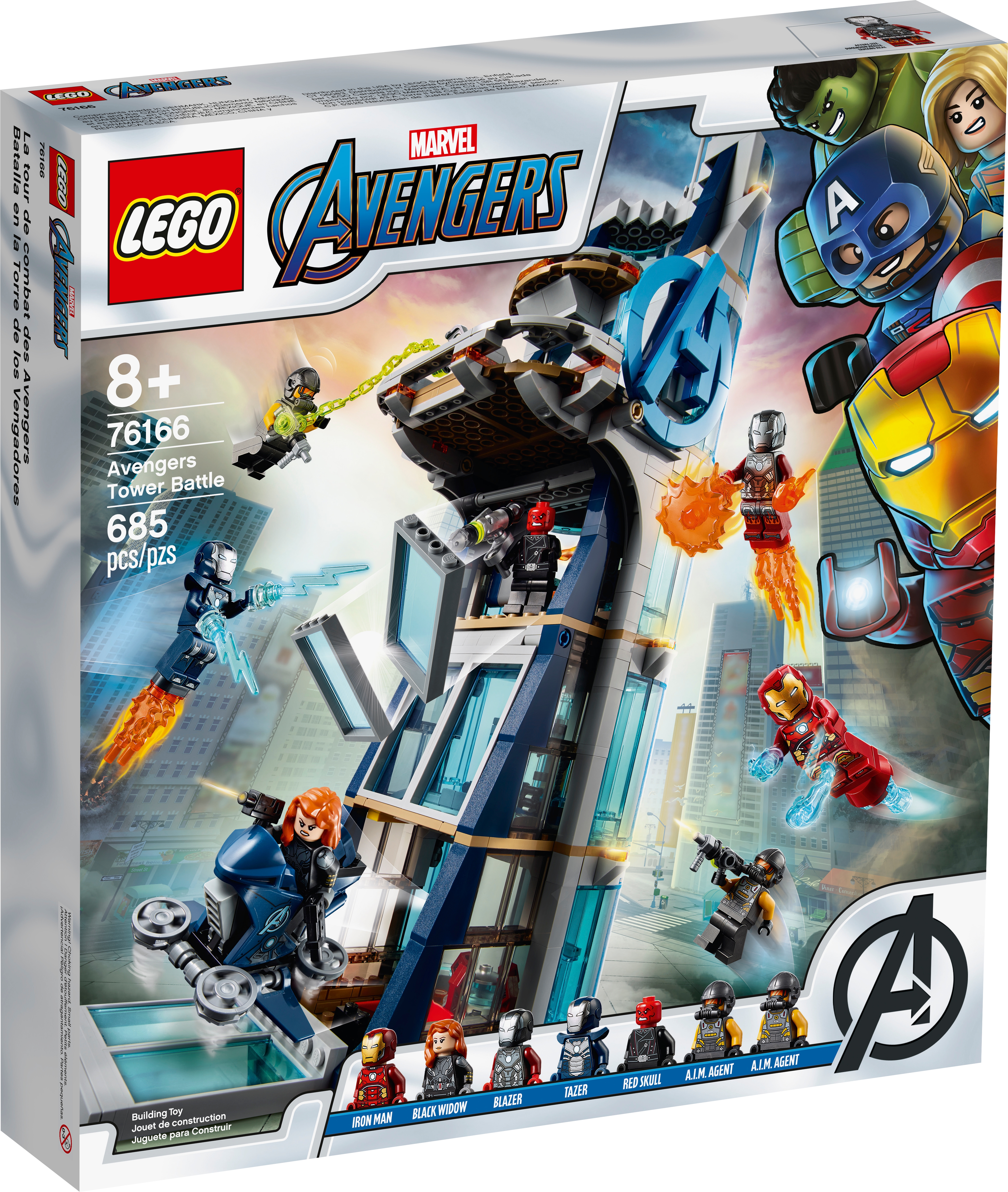 Avengers Tower Battle 76166, Marvel