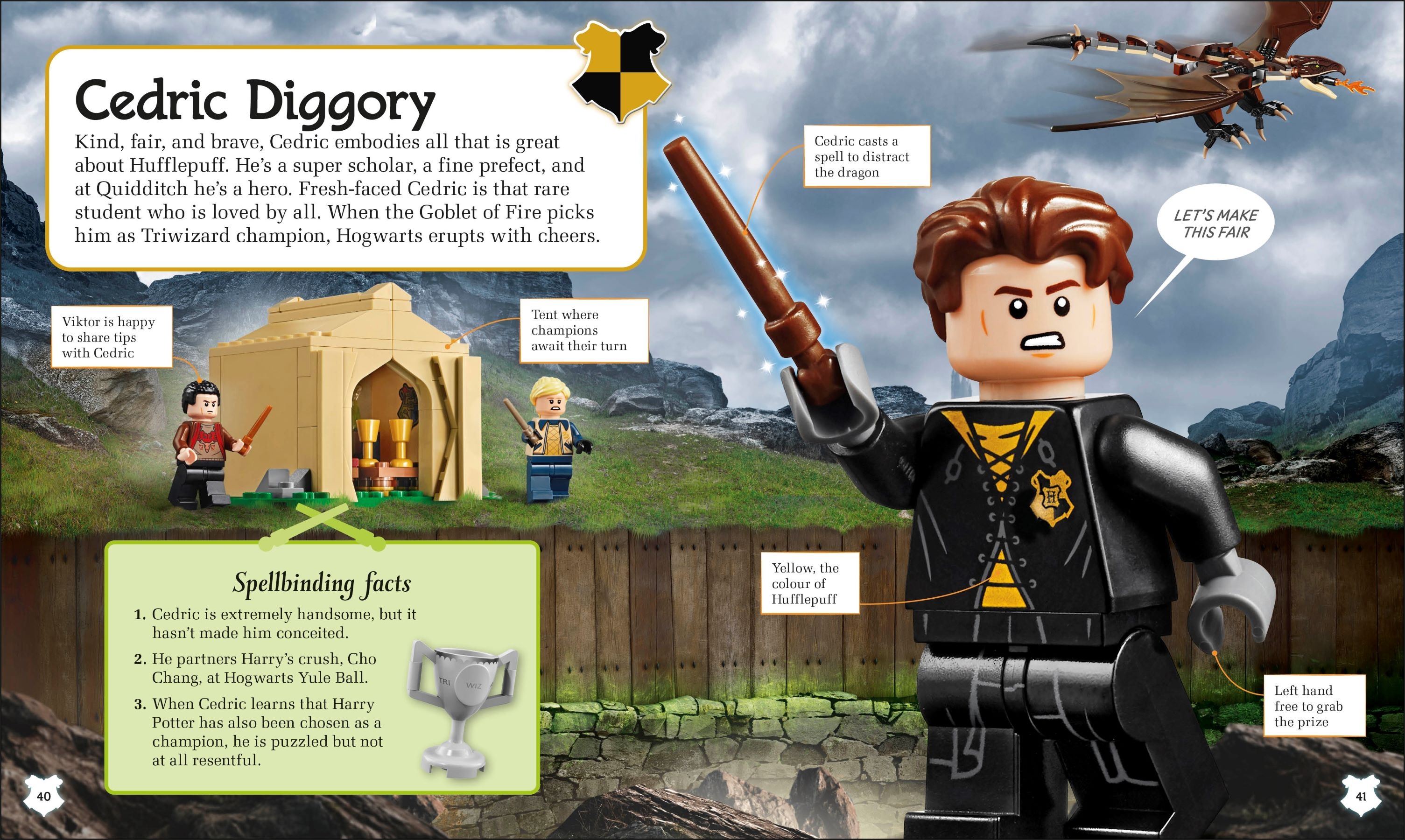 Lego Harry Potter A Spellbinding Guide To Hogwarts Houses - By