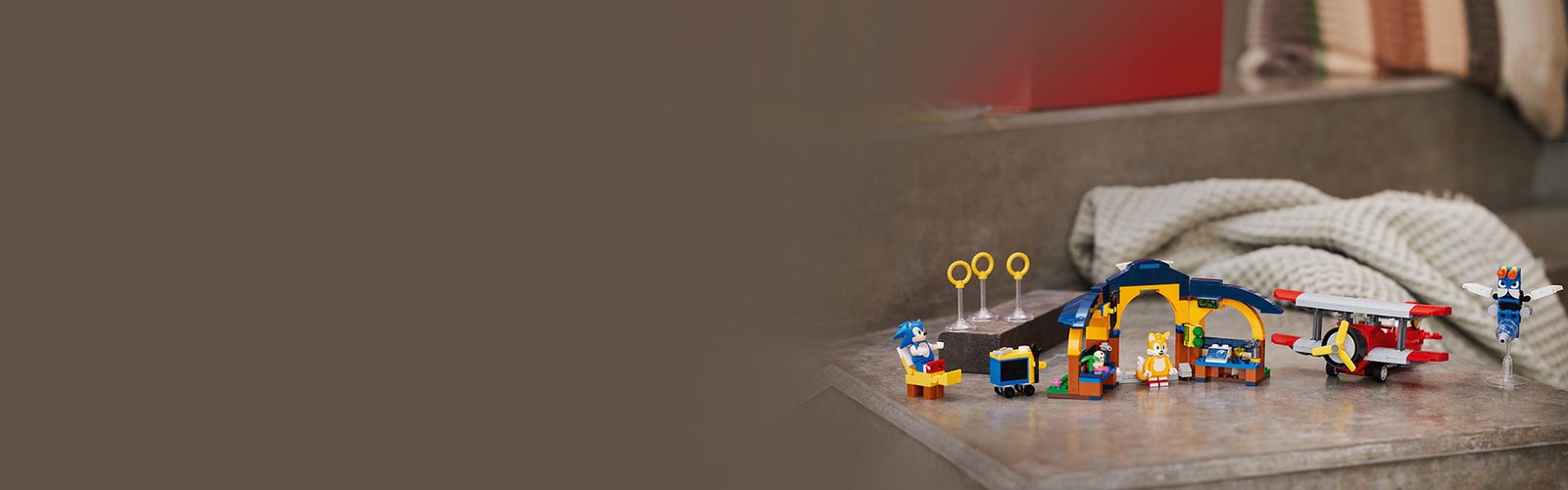 LEGO SONIC 76991 TALLER Y AVIÓN TORNADO DE TAILS - JUGUETES PANRE