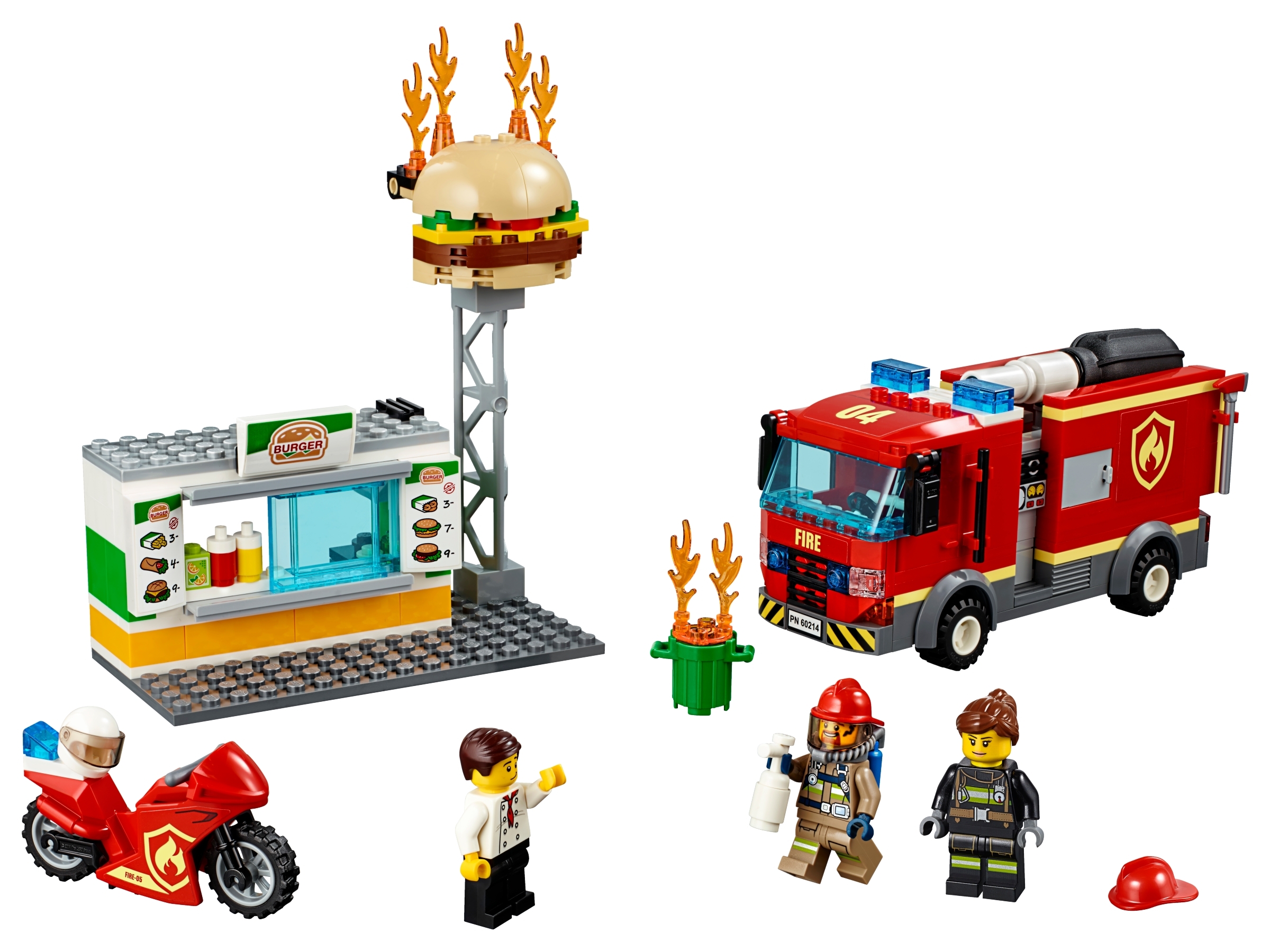 Burger Bar Fire Rescue 60214 | City 