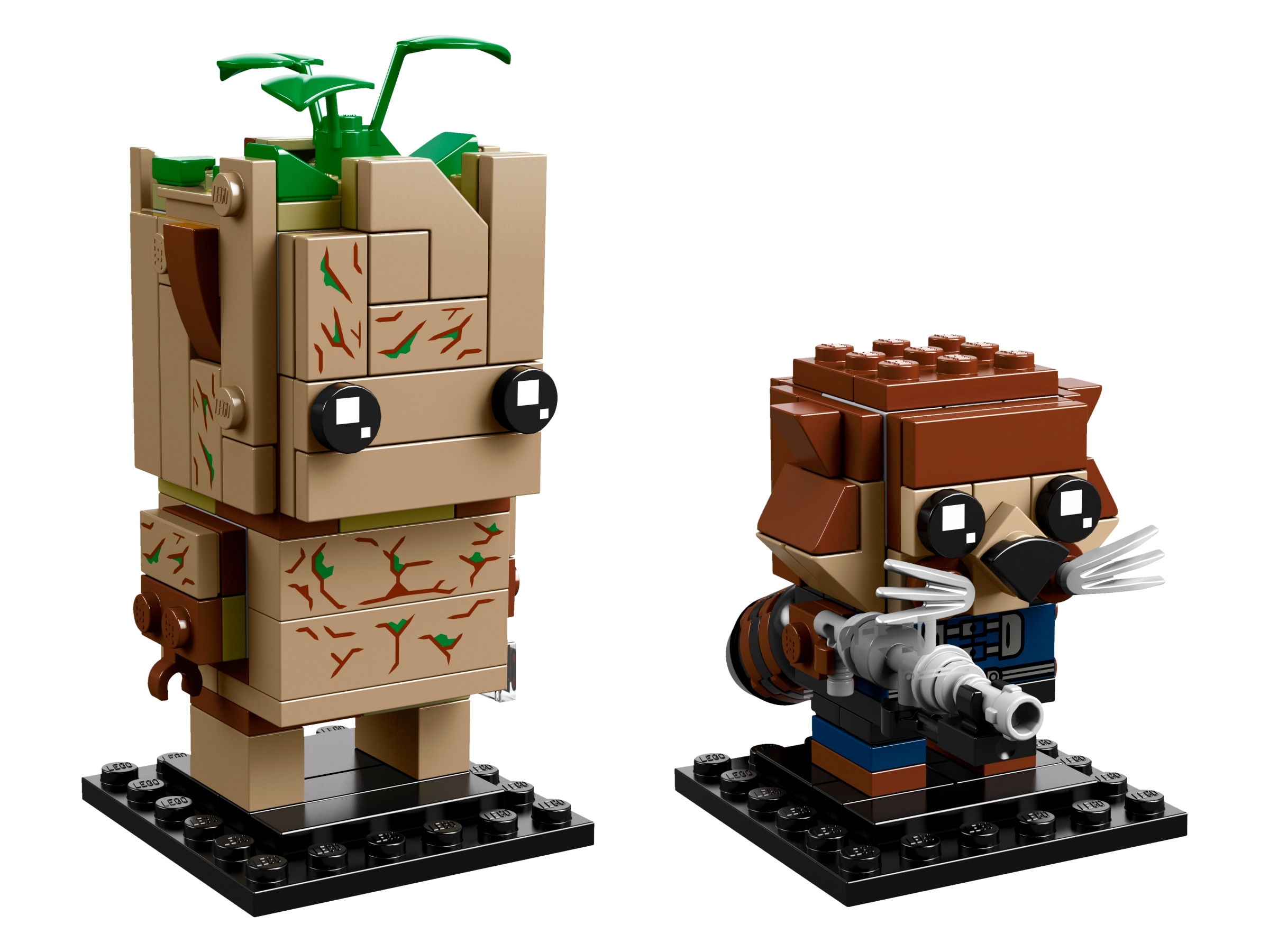 Groot & Rocket 41626 | BrickHeadz | Buy online at the Official LEGO® Shop US