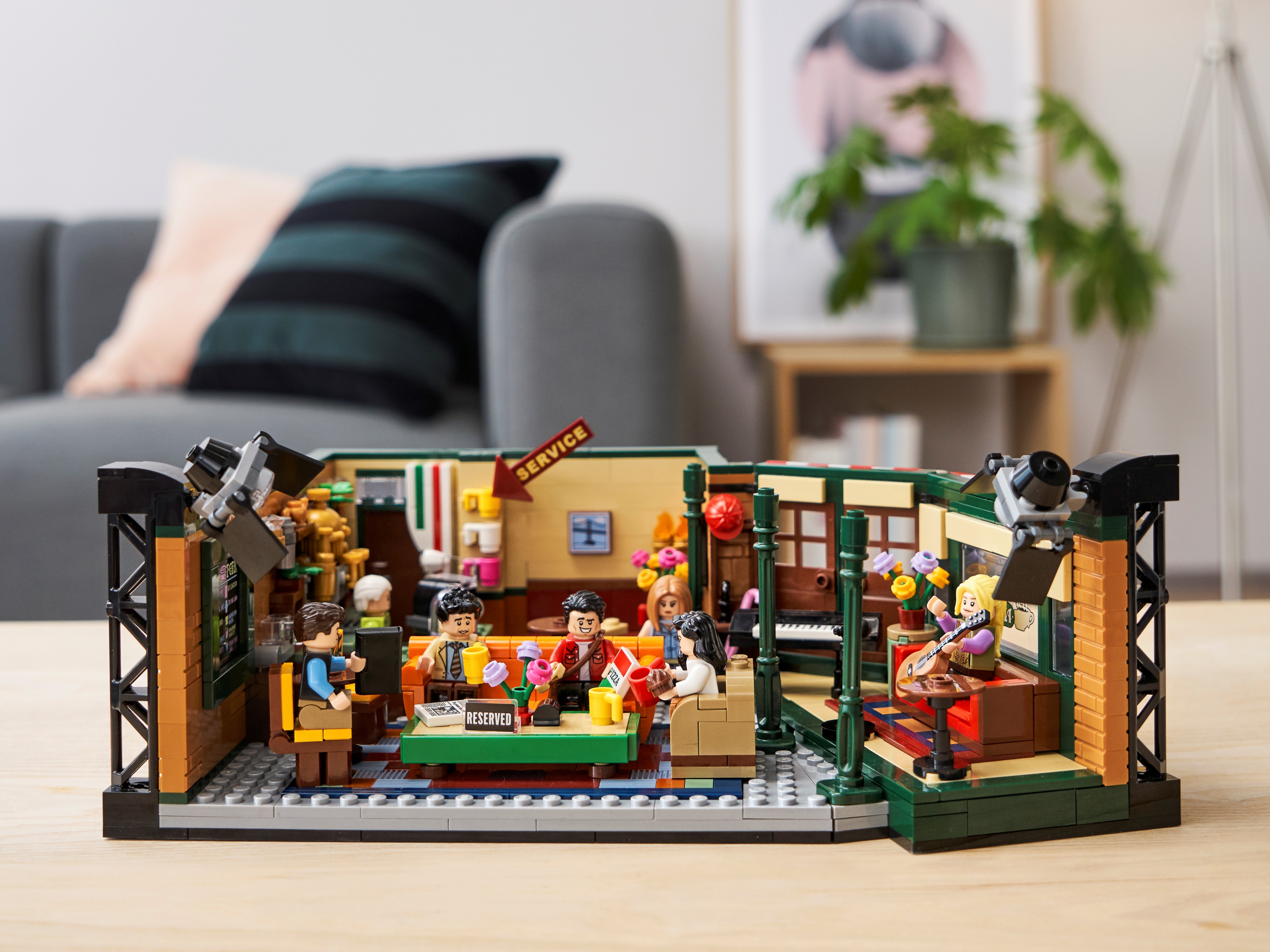 The Lego ideas Central Perk, Friends set taken from the popular American  comedy TV series. All the main characters are featured, relaxing in the  cafe Stock Photo - Alamy