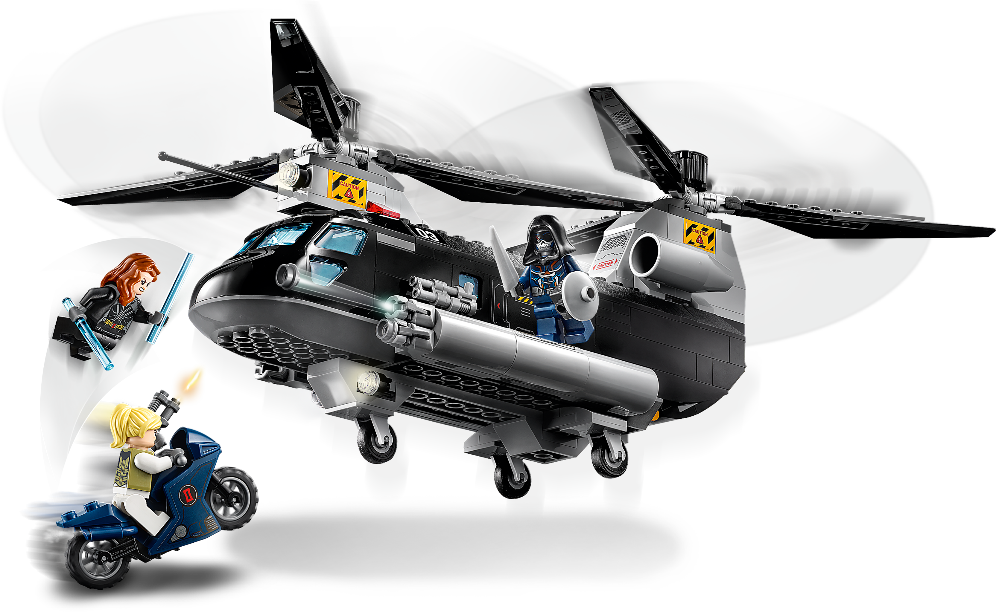 Widow's Helicopter Chase 76162 | Marvel | Buy online at Official LEGO® Shop US