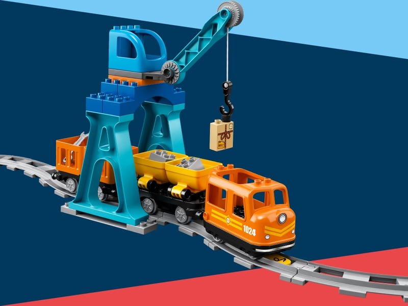 LEGO Bleu 12V Traintrack Conducting Rail Incurvé sans encoche pour raccord  électrique (3241)