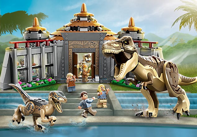 LEGO - Centro de visitantes: ataque de dinossauros T. Rex e Raptor 76961, LEGO OUTRAS LINHAS