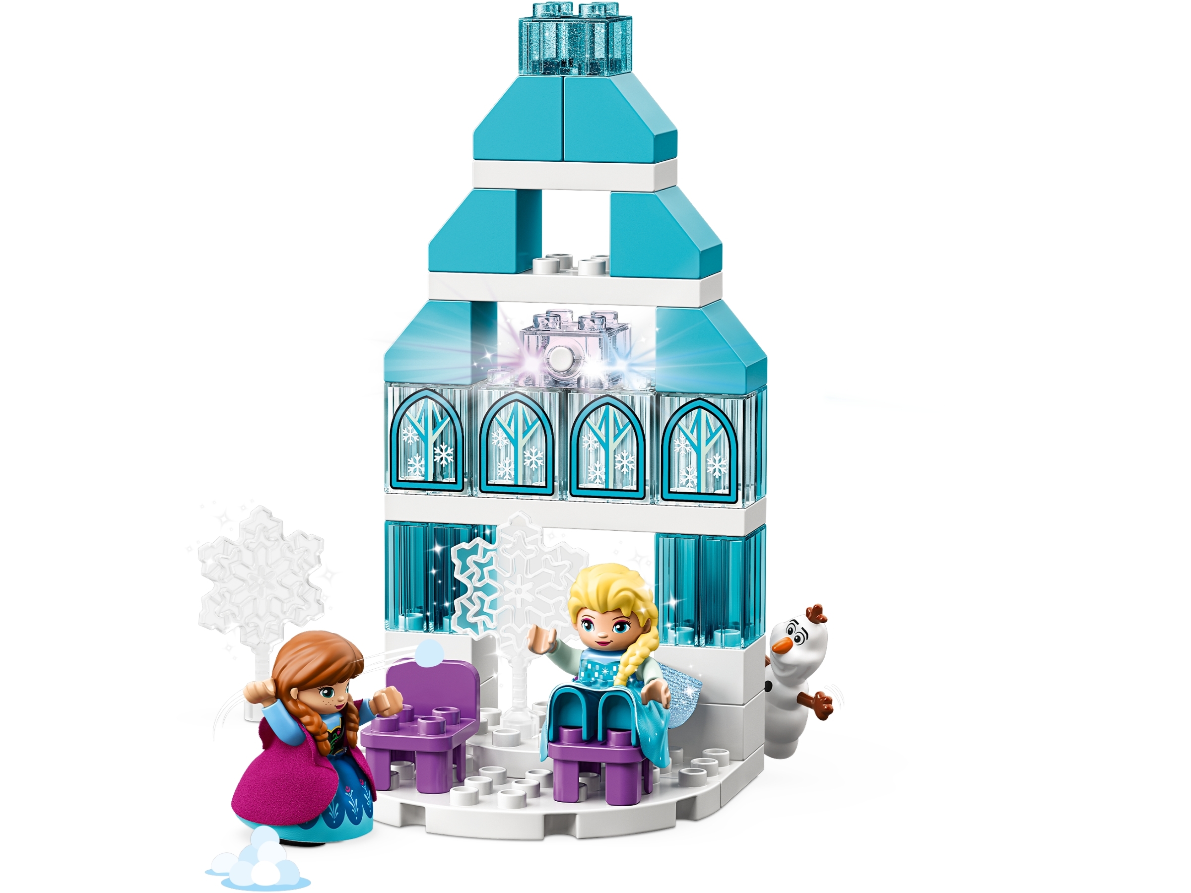 10899 - LEGO® DUPLO - Château de glace La Reine des neiges LEGO : King  Jouet, 1er Age LEGO - Jeux de construction