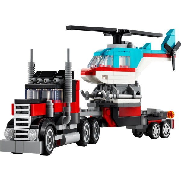 Camión Carretero de Juguete con Figuras LEGO para Niños +4 años