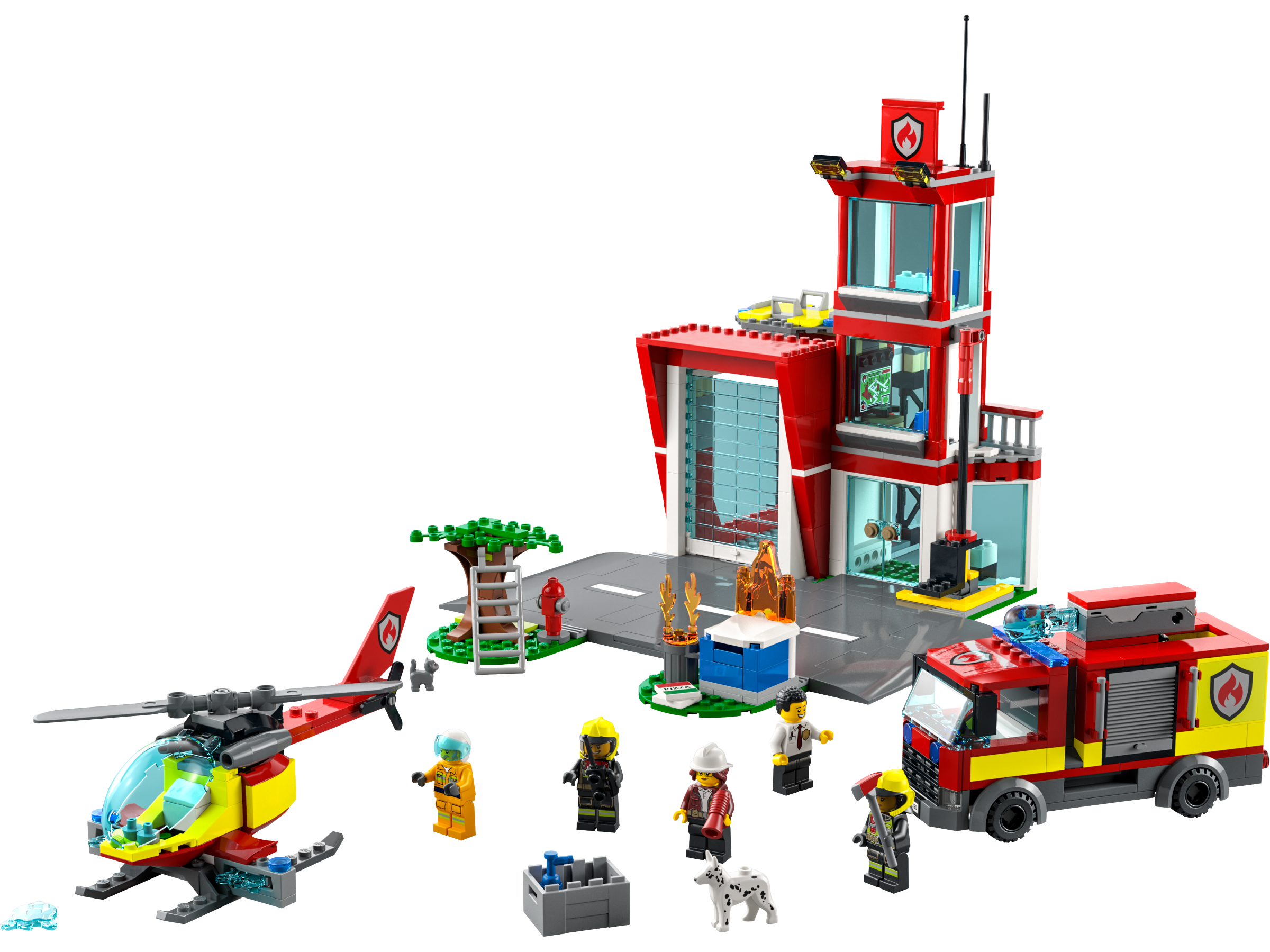 meester Burger Nederigheid Brandweerkazerne 60320 | City | Officiële LEGO® winkel NL