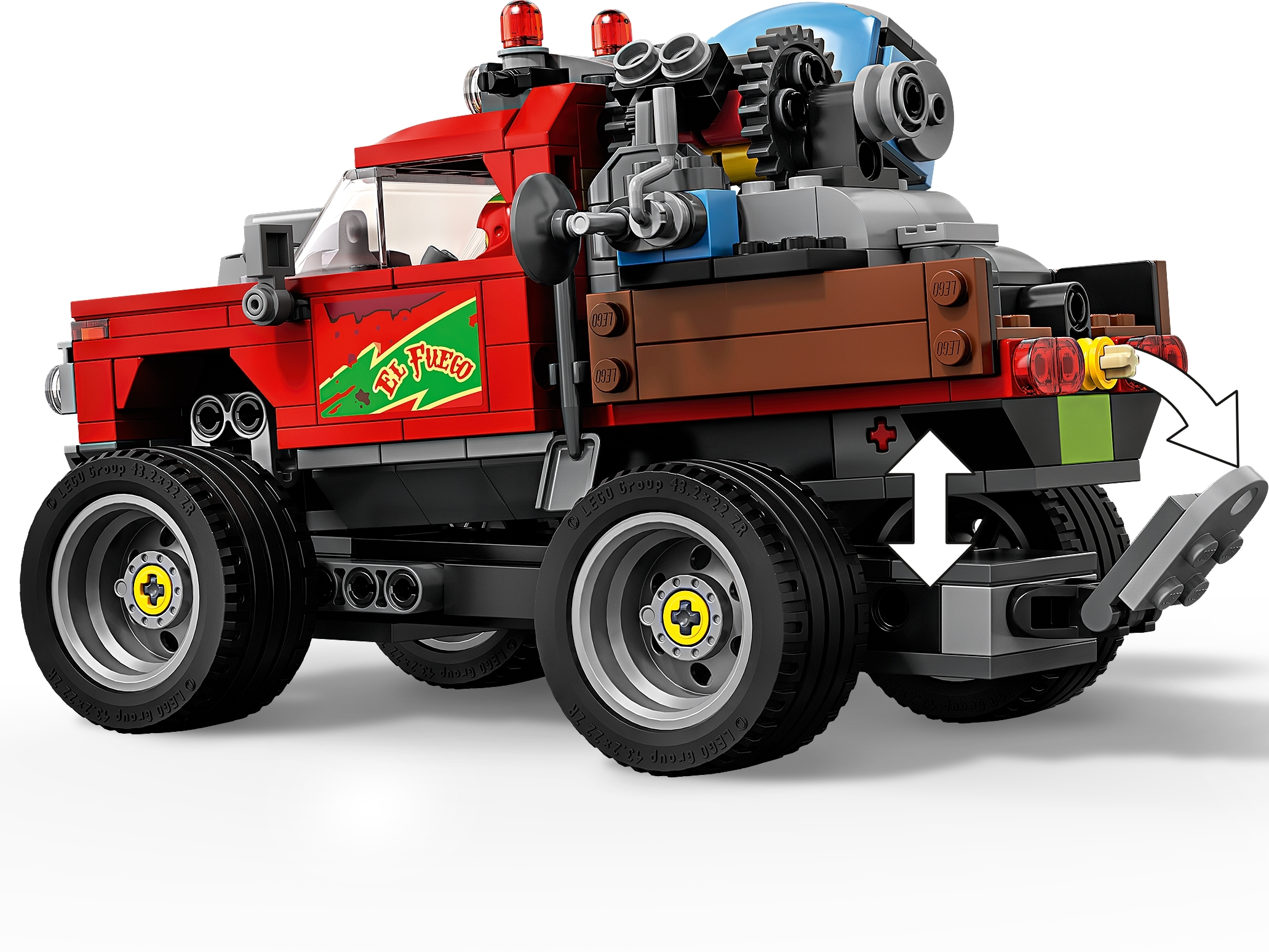 El Fuego's Stunt Truck 70421 Hidden | online at the Official LEGO® Shop US