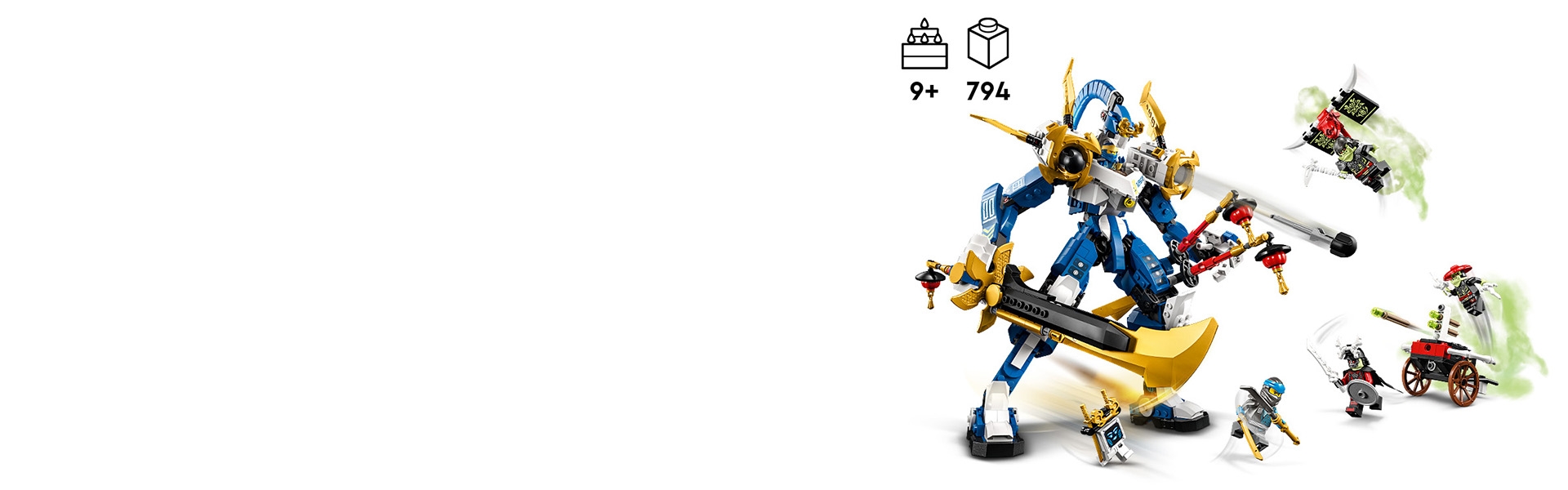 Jay’s Titan Mech 71785 | NINJAGO® | Buy online at the Official LEGO® Shop US