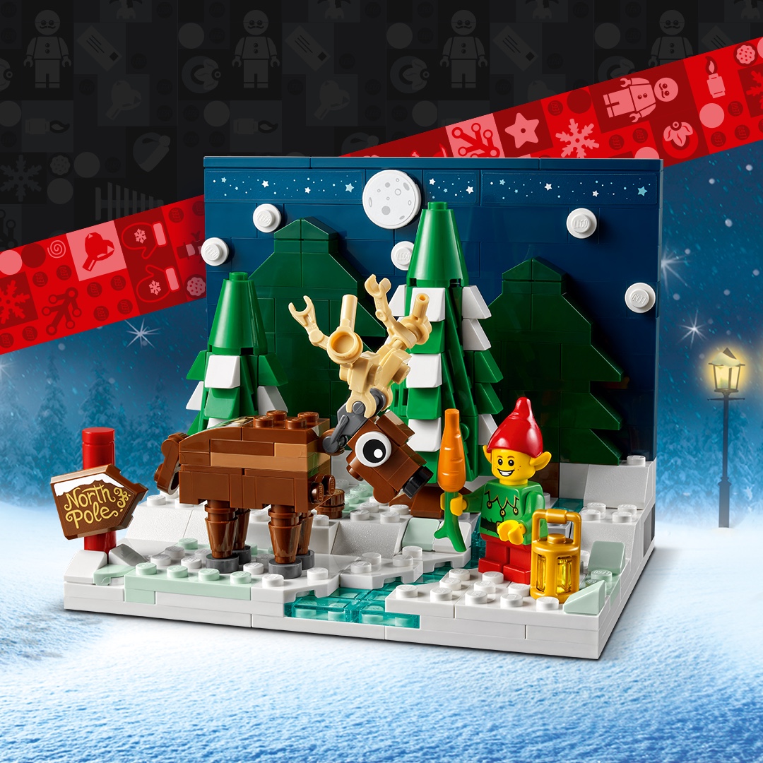 lego santa's front yard