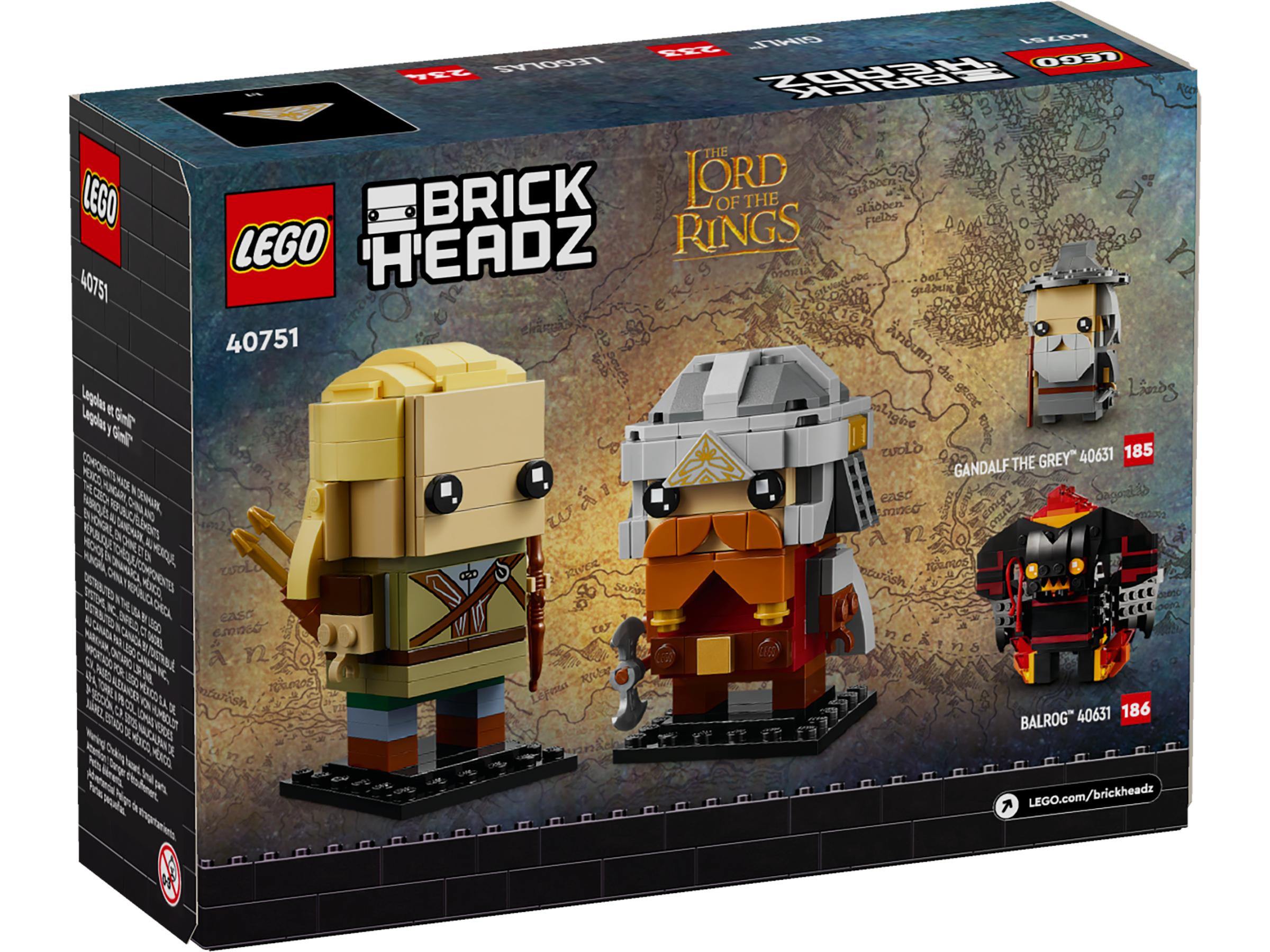 Legolas & Gimli™ 40751 | BrickHeadz | Buy online at the Official LEGO® Shop  US