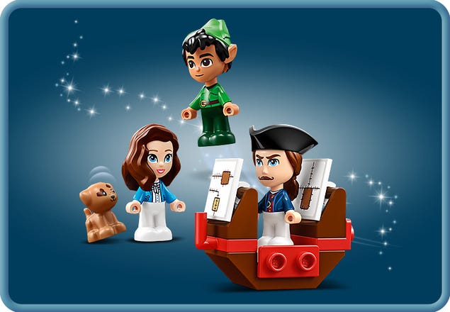 Peter Pan & Captain Hook Disney LEGO Minifigures