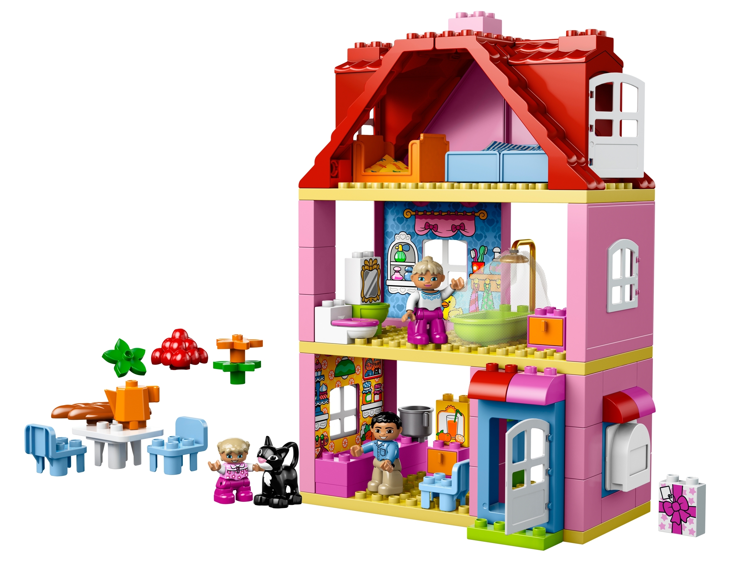 duplo pink house